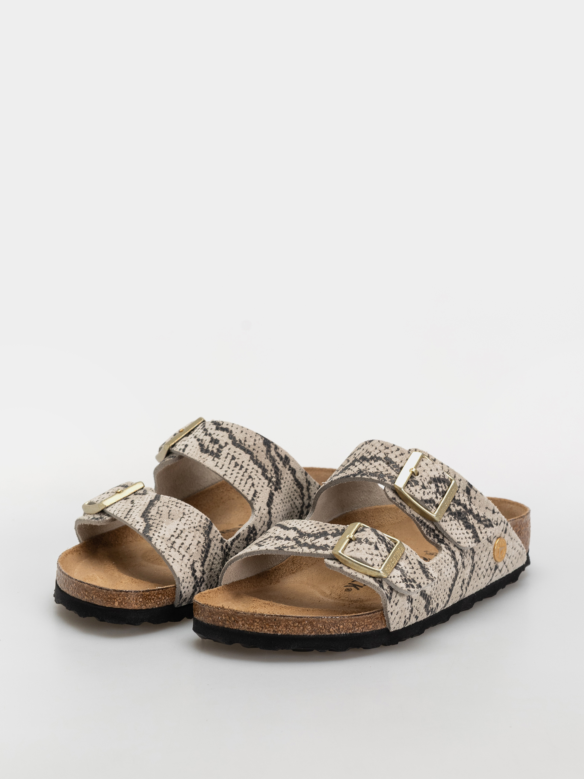 Шльопанці Birkenstock Arizona Suede Leather Narrow Wmn (snake oyster)
