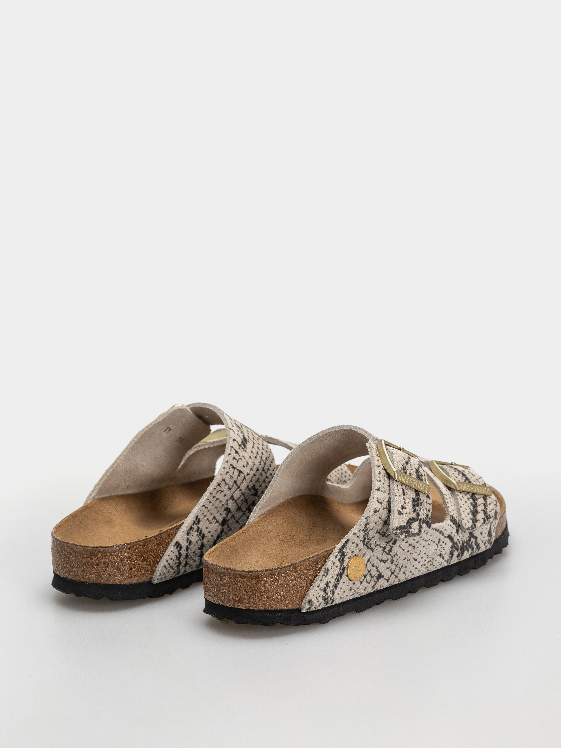 Шльопанці Birkenstock Arizona Suede Leather Narrow Wmn (snake oyster)