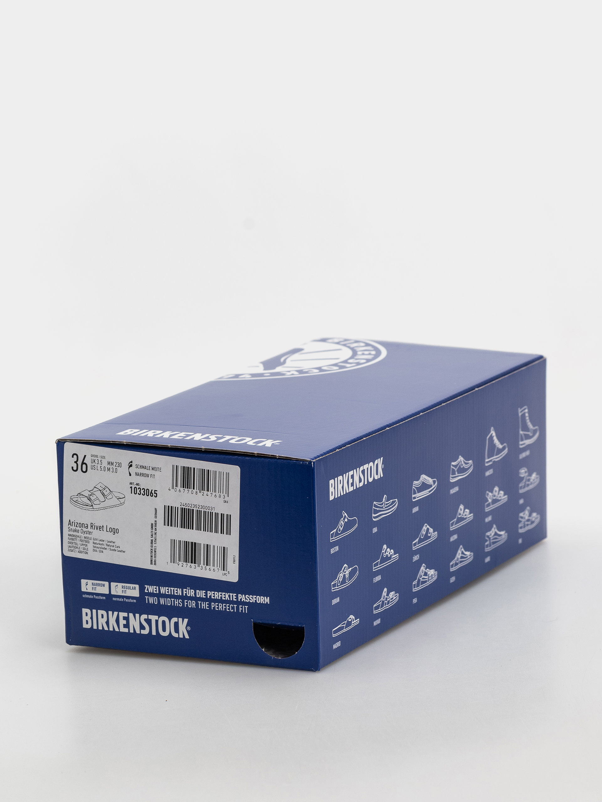 Шльопанці Birkenstock Arizona Suede Leather Narrow Wmn (snake oyster)
