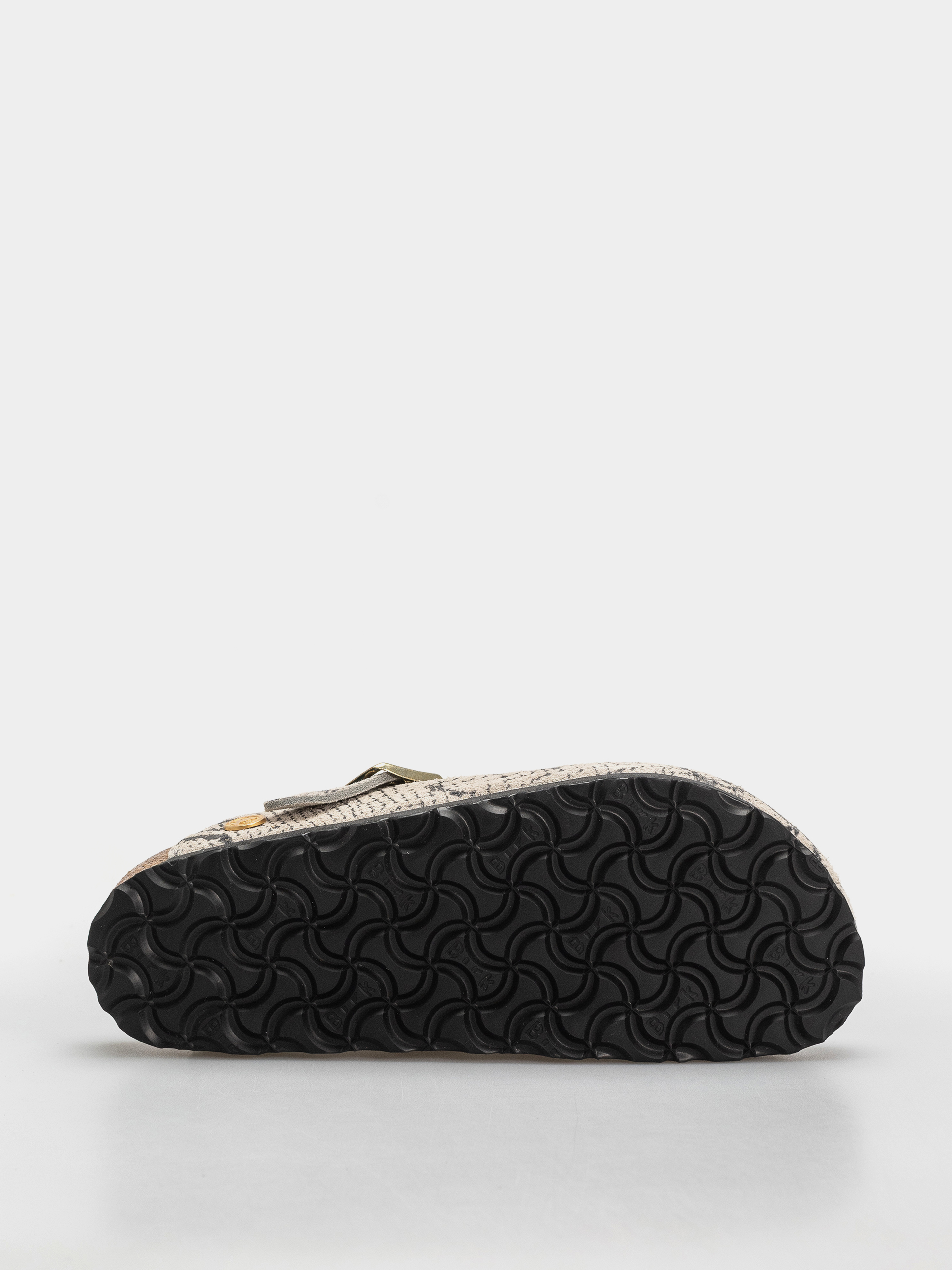 Шльопанці Birkenstock Boston Rivet Logo Suede Leather Narrow Wmn (snake oyster)