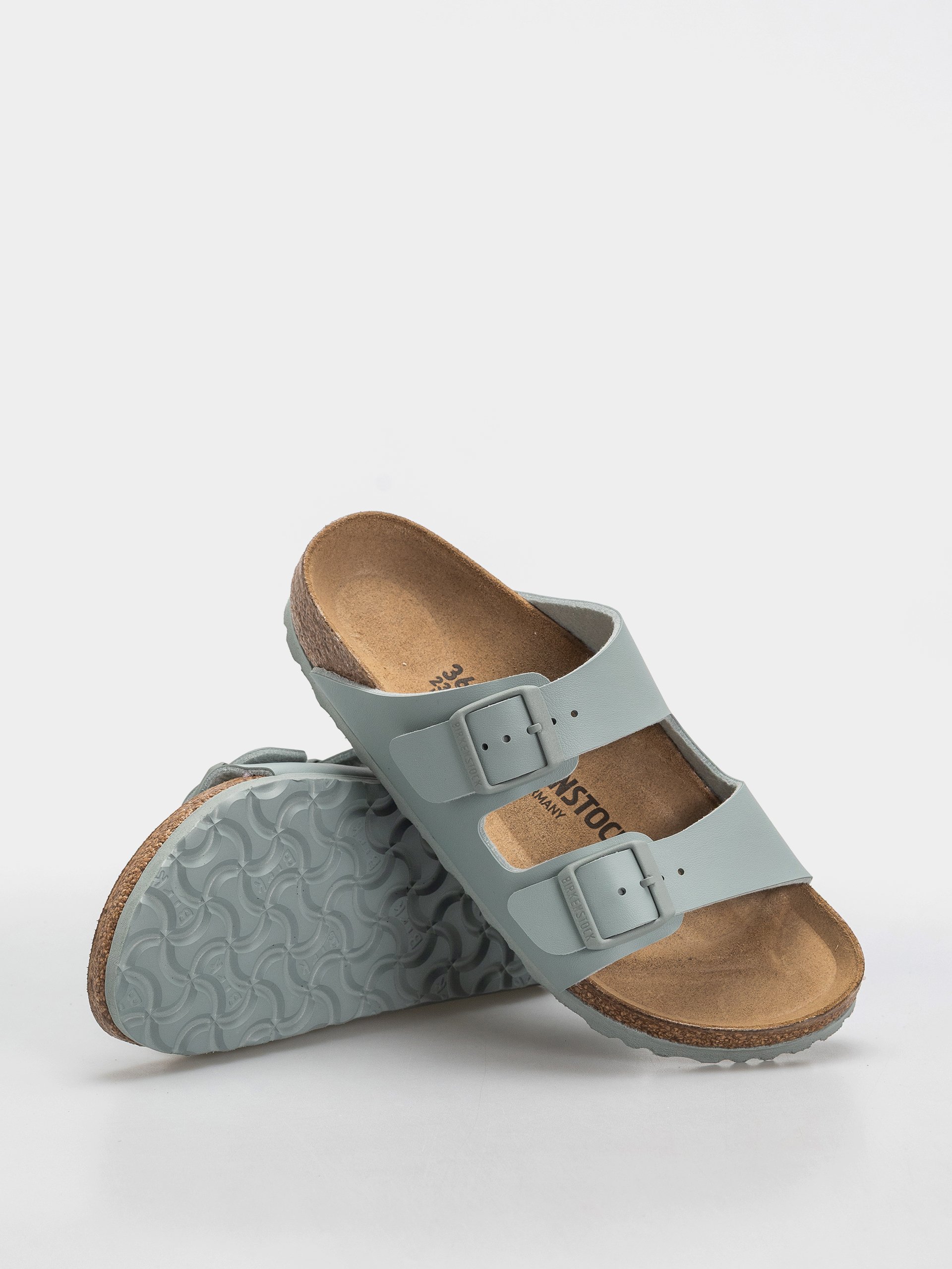 Шльопанці Birkenstock Arizona Birko Flor Narrow (pure sage)