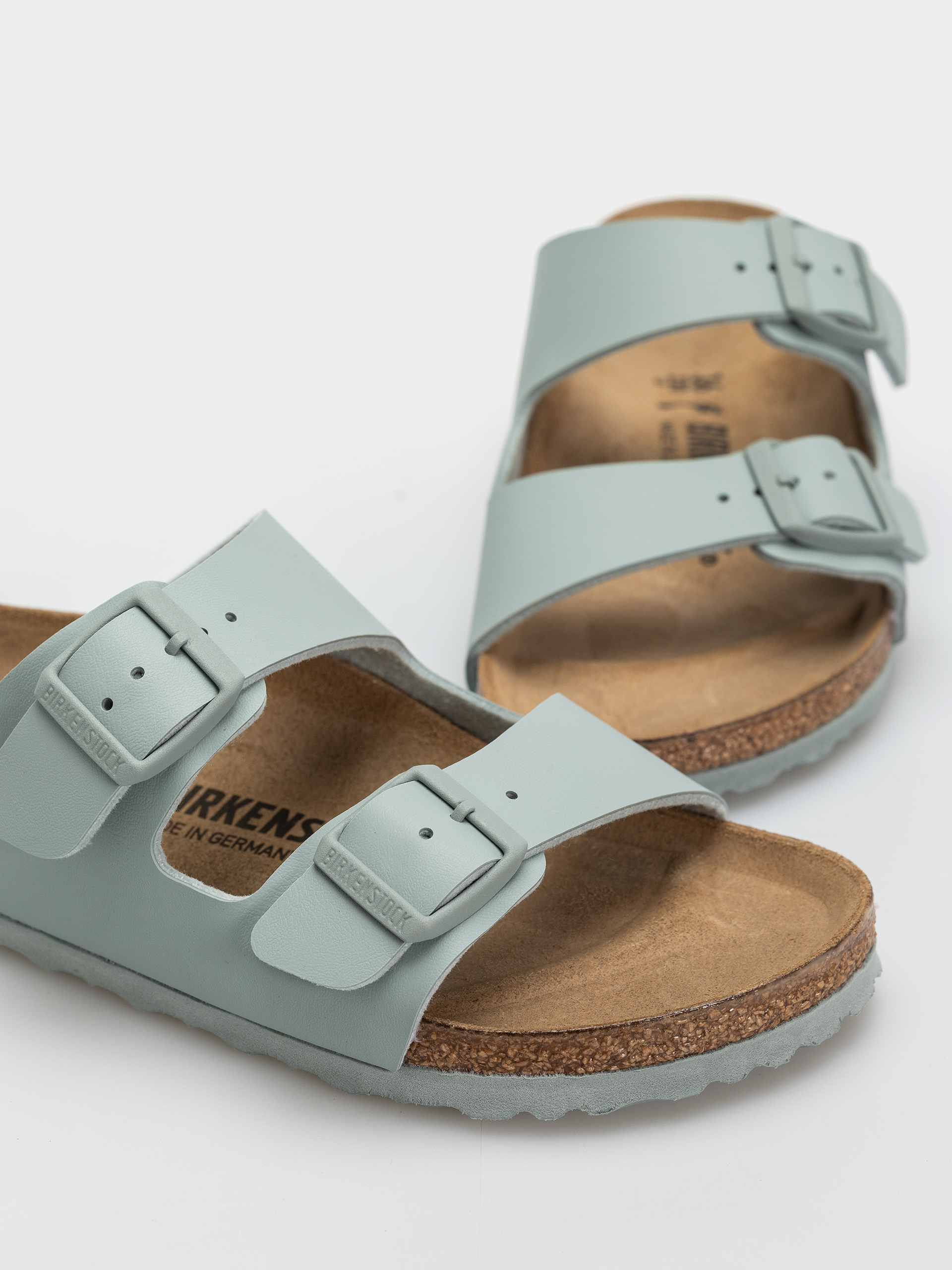 Шльопанці Birkenstock Arizona Birko Flor Narrow (pure sage)