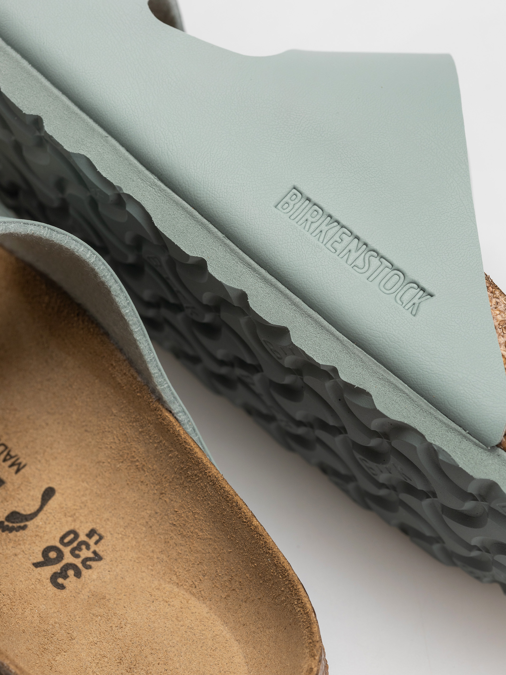 Шльопанці Birkenstock Arizona Birko Flor Narrow (pure sage)
