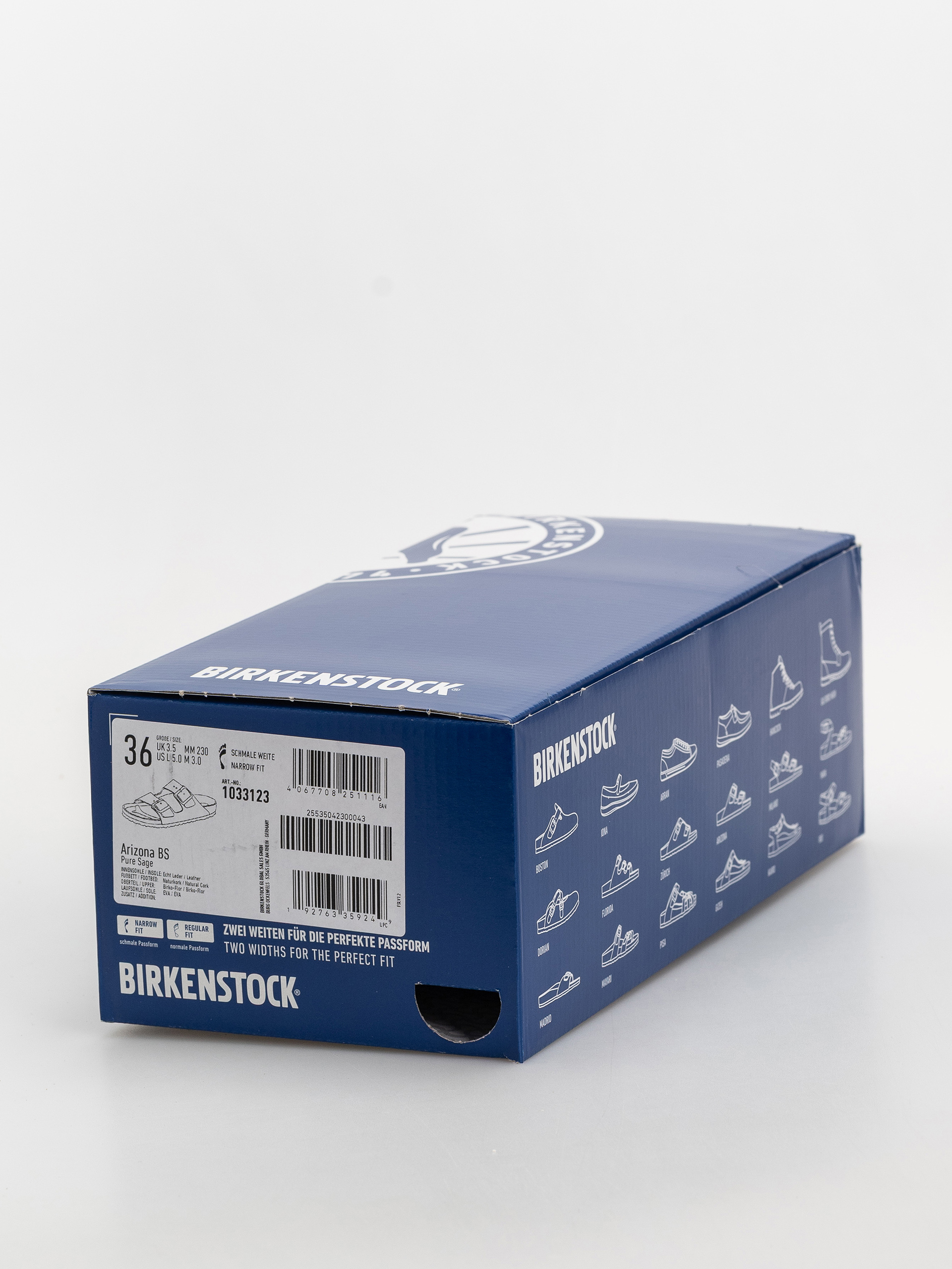 Шльопанці Birkenstock Arizona Birko Flor Narrow (pure sage)