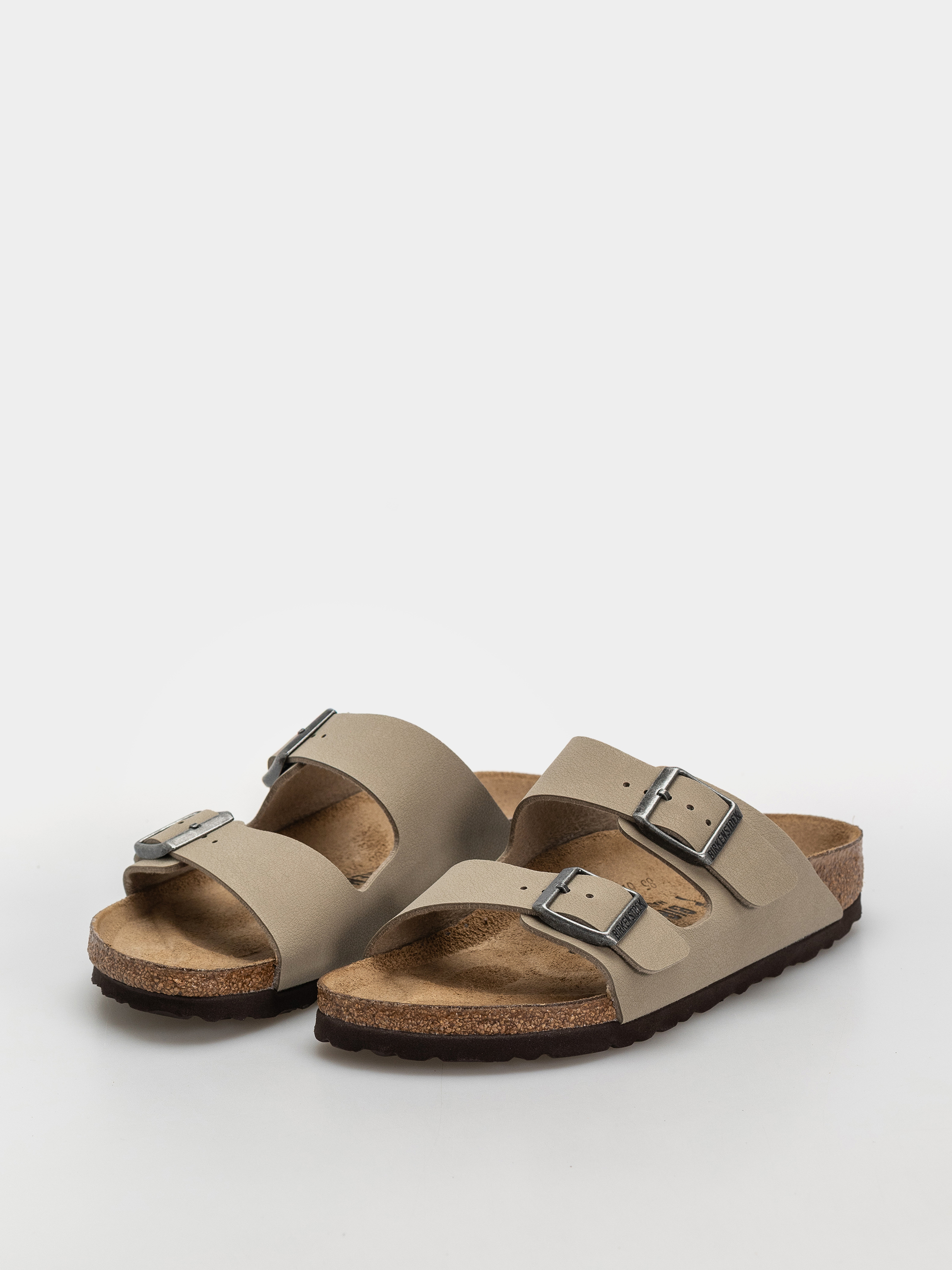 Шльопанці Birkenstock Arizona Birko Flor Narrow (faded khaki/dark brown os)