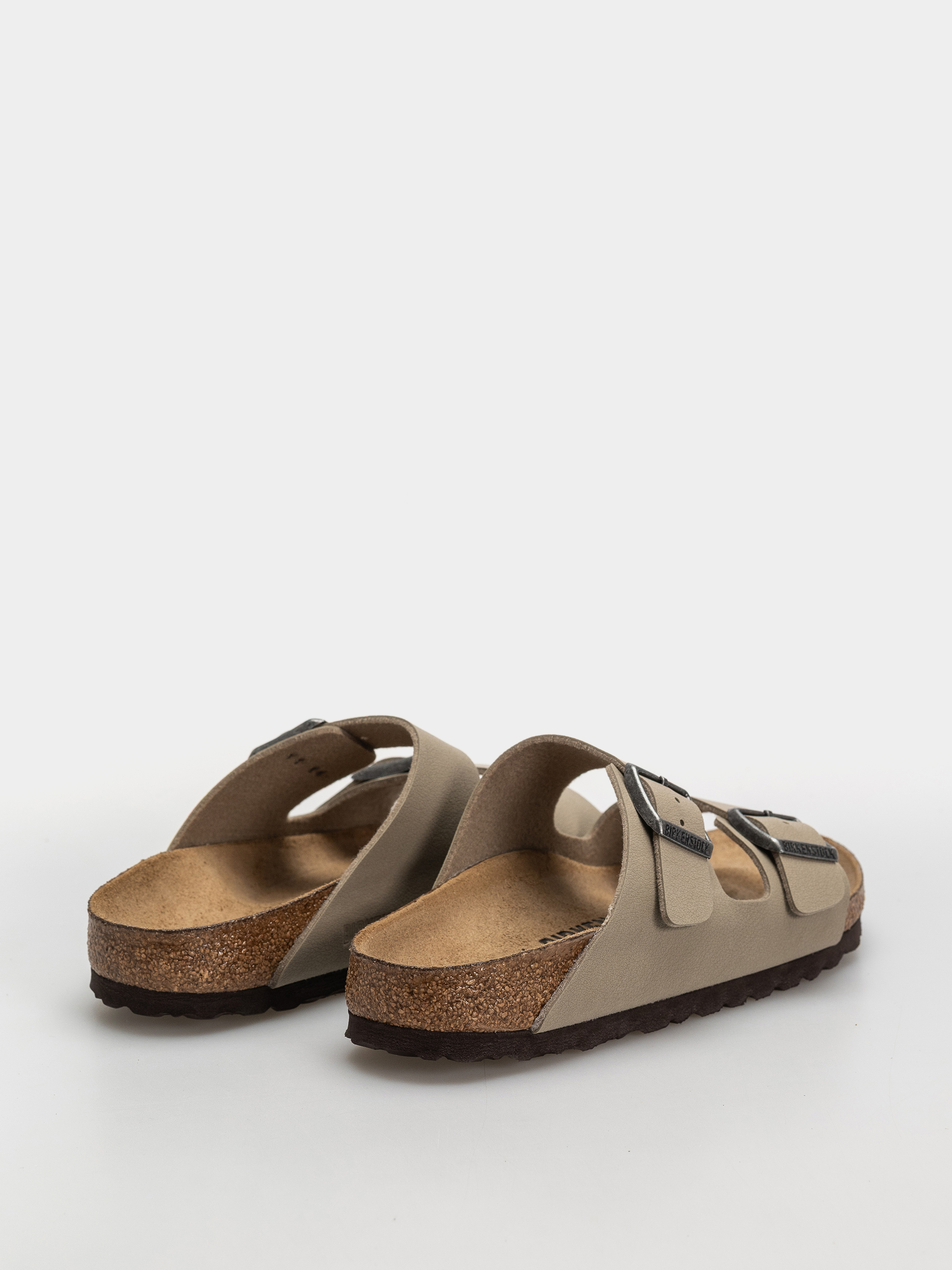 Шльопанці Birkenstock Arizona Birko Flor Narrow (faded khaki/dark brown os)