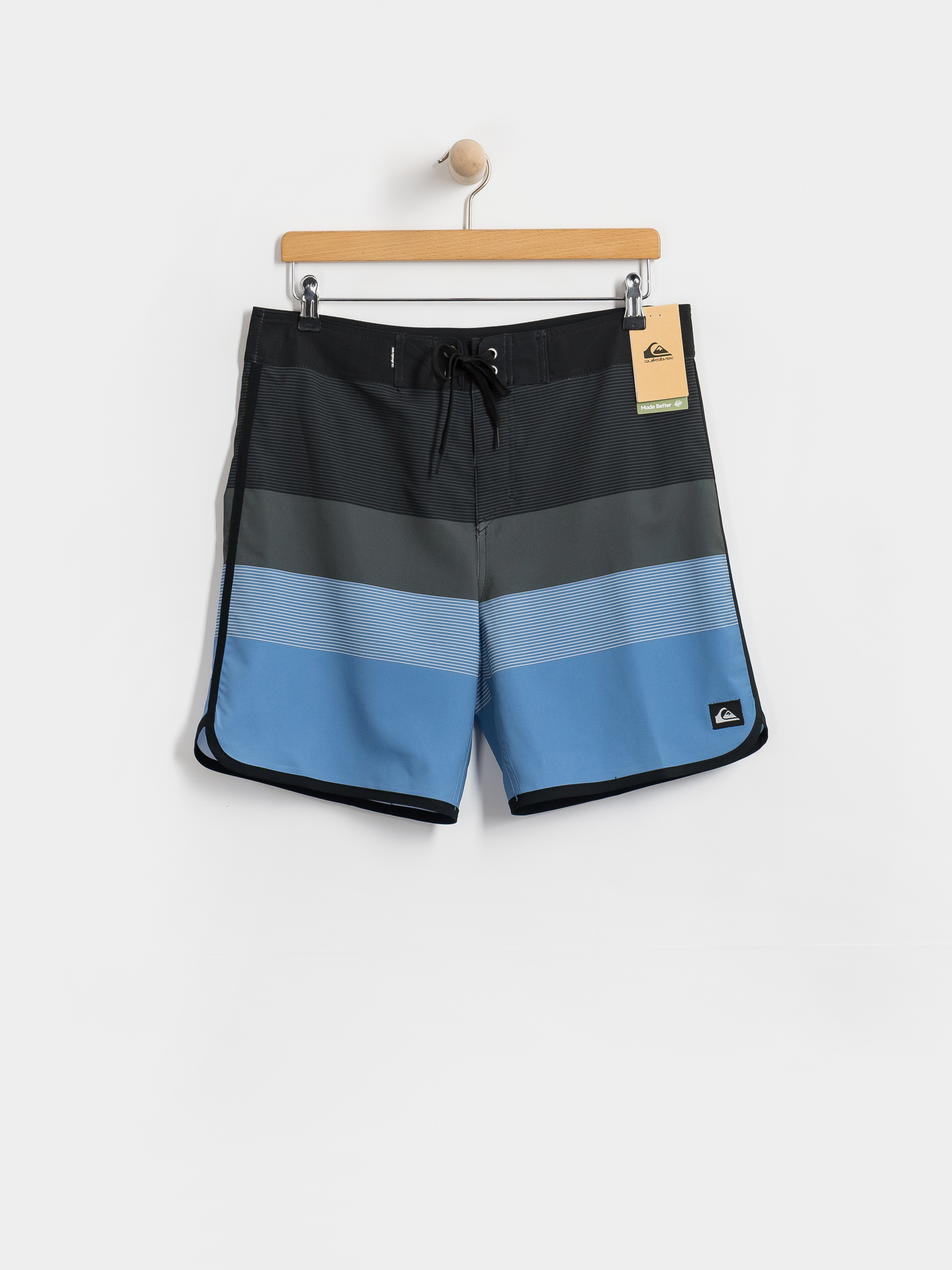 Пляжні шорти Quiksilver Surfsilk Scallop 18 (black tijuana)