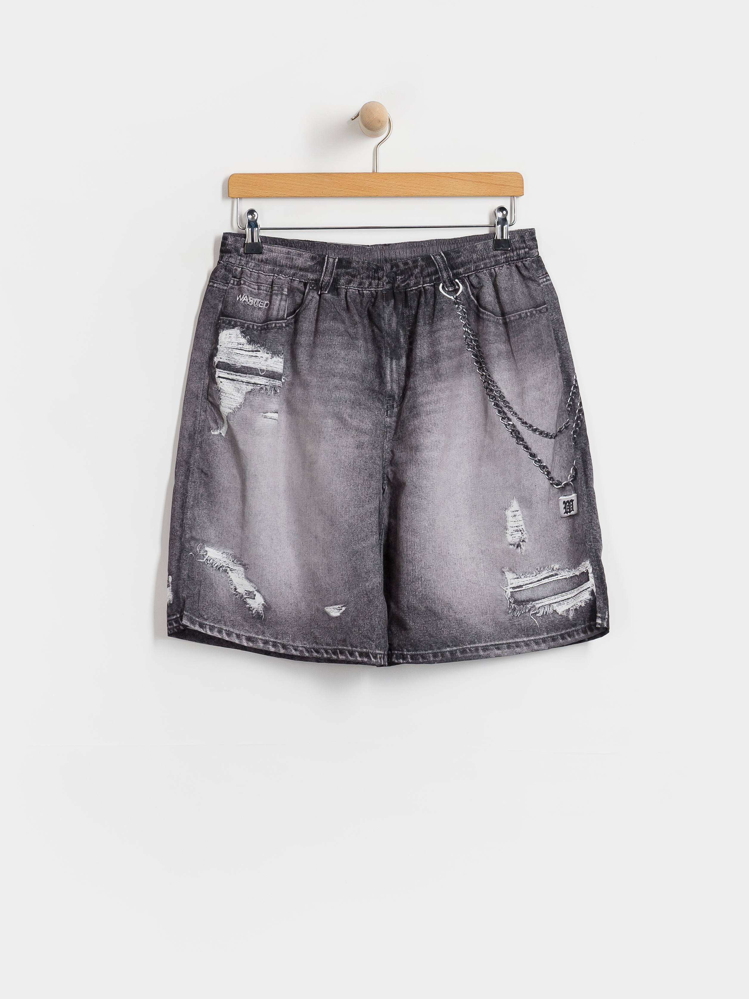 Шорти Wasted Paris Destroy Trompe L'Oeil Swimsuit (faded black)