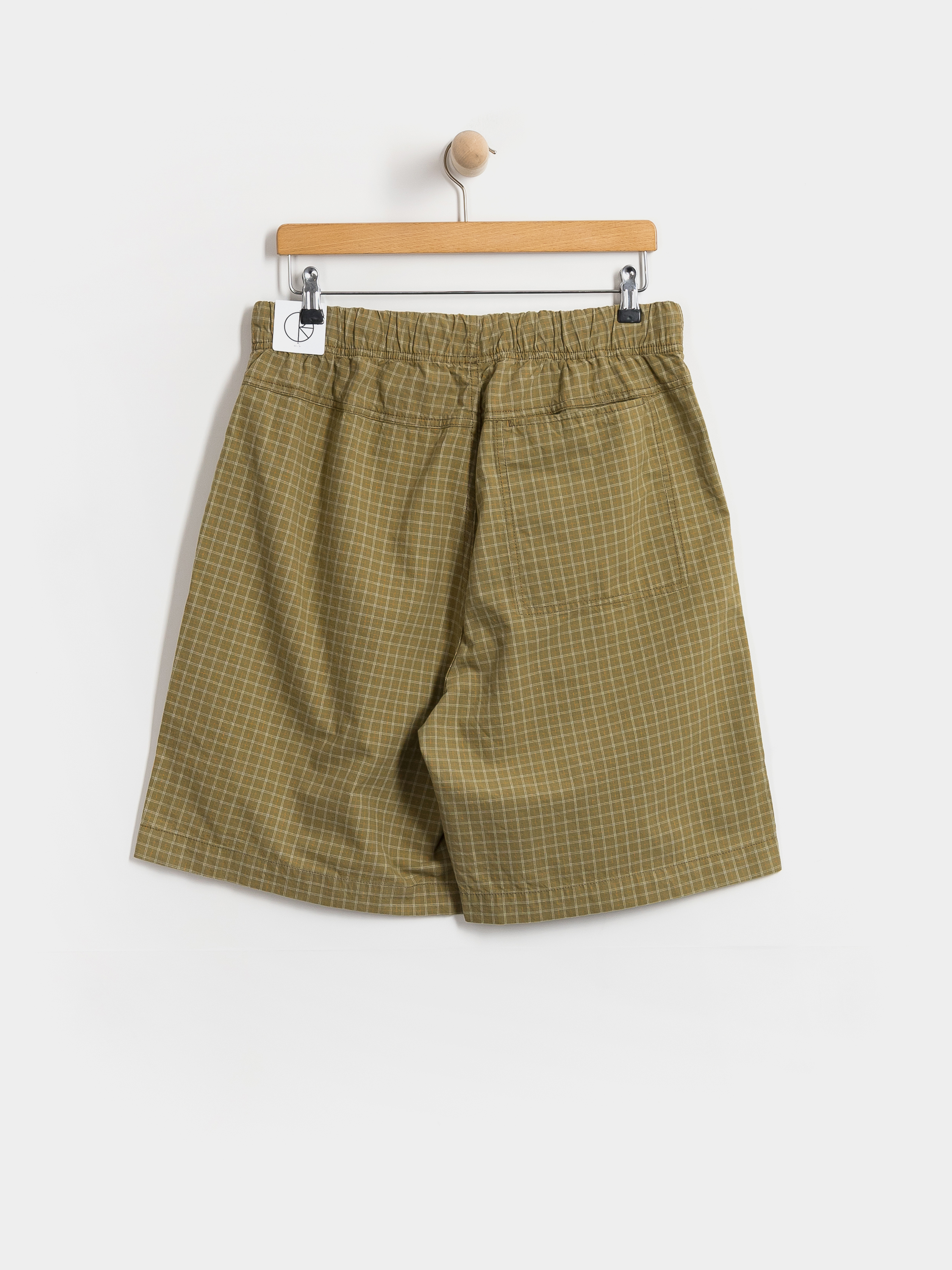 Шорти Polar Skate Hike Cotton (olive check)
