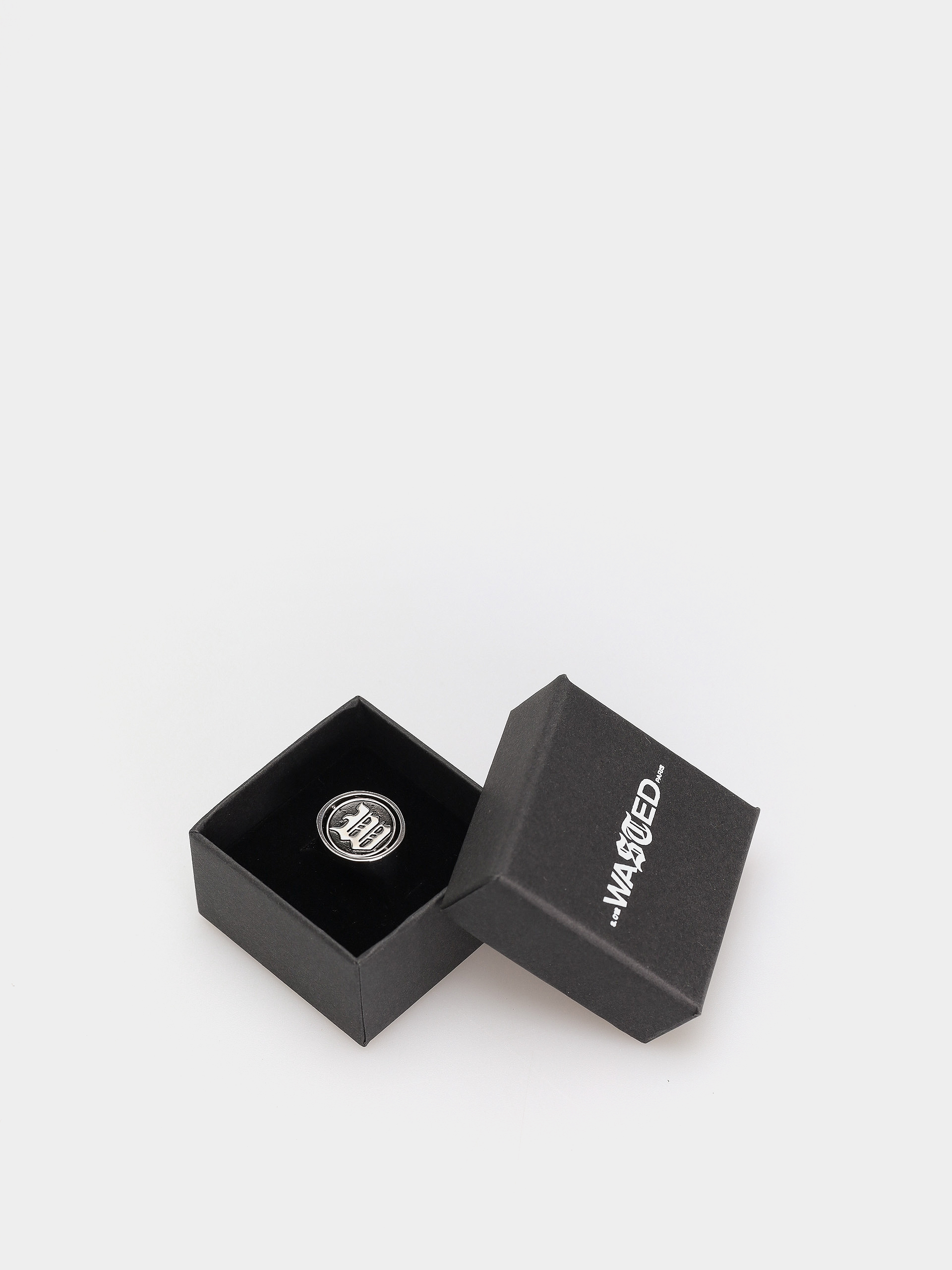 Перстень Wasted Paris Lethal Flip (silver/black)