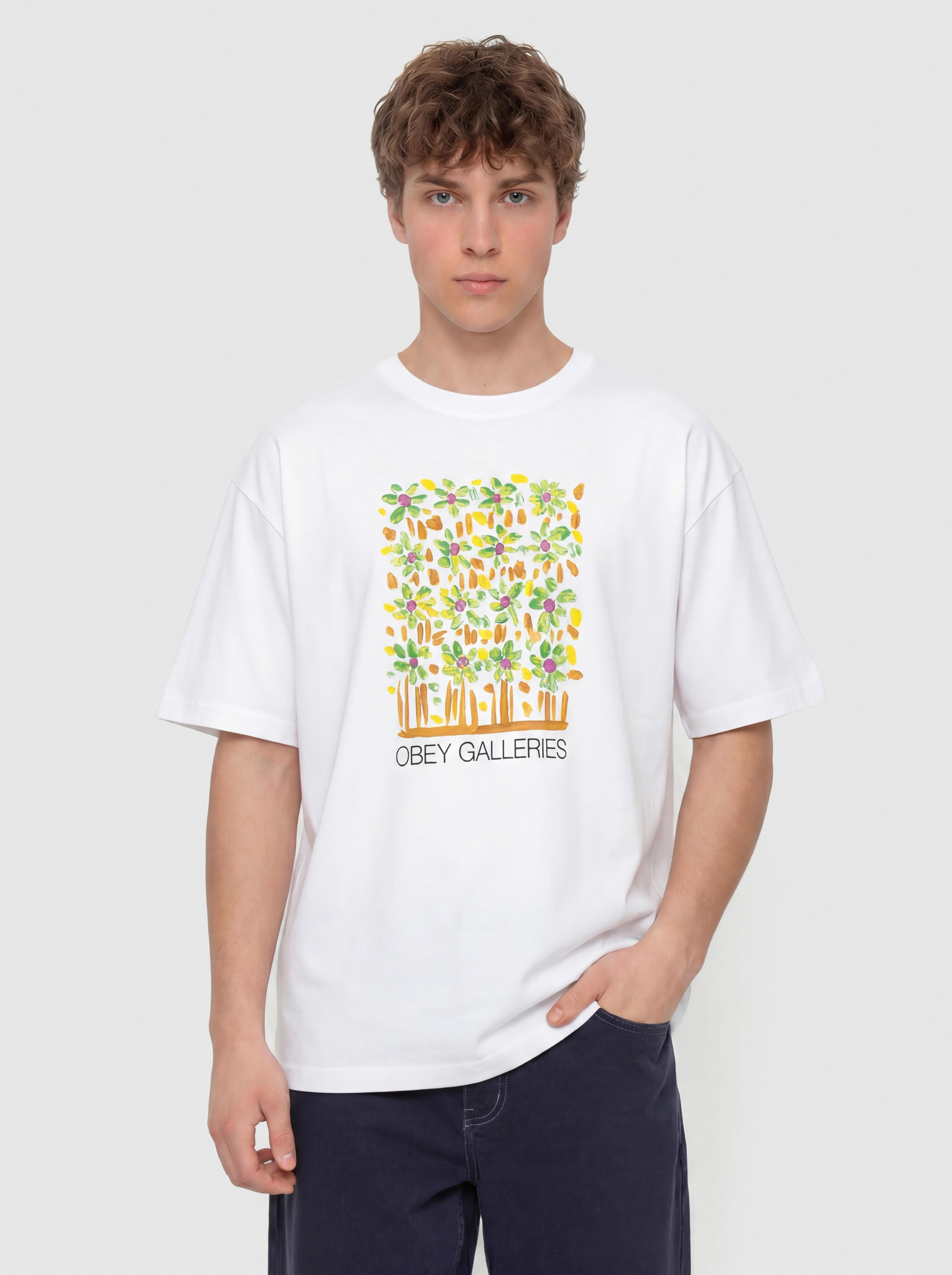 Футболка OBEY Galleries (white)