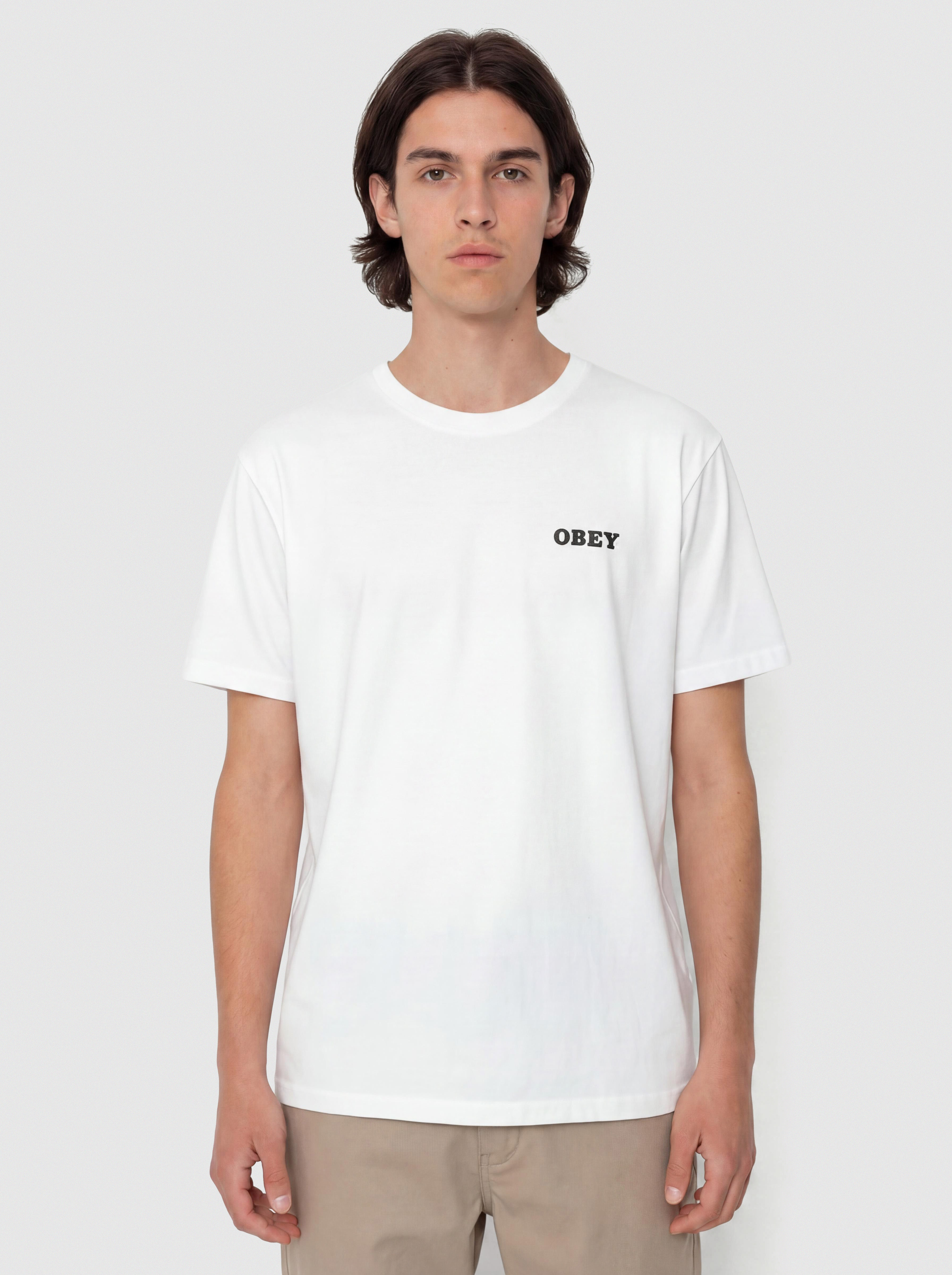 Футболка OBEY Savage Sounds Leopard (white)