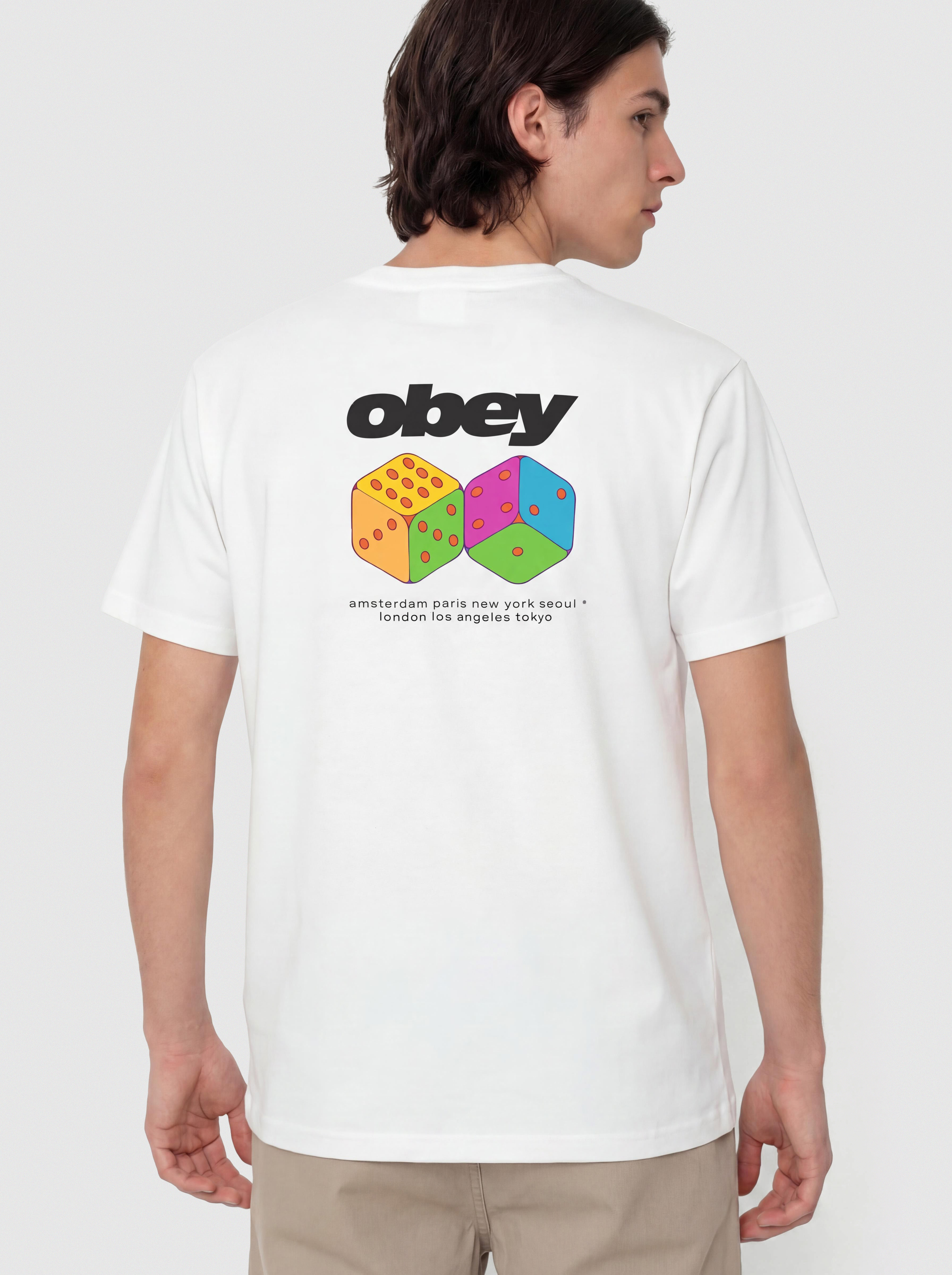 Футболка OBEY Dice (white)