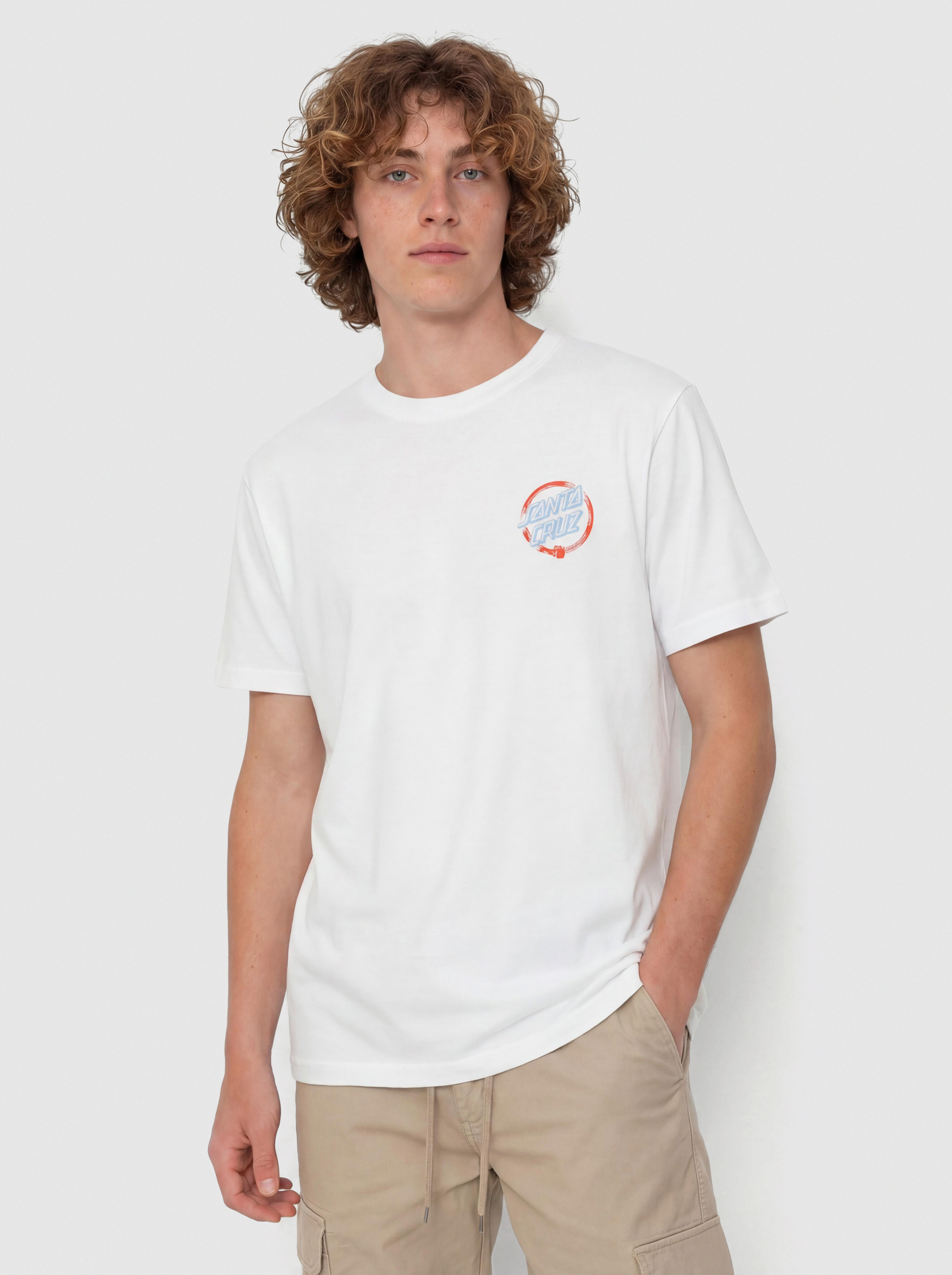 Футболка Santa Cruz Mako Dot (white)