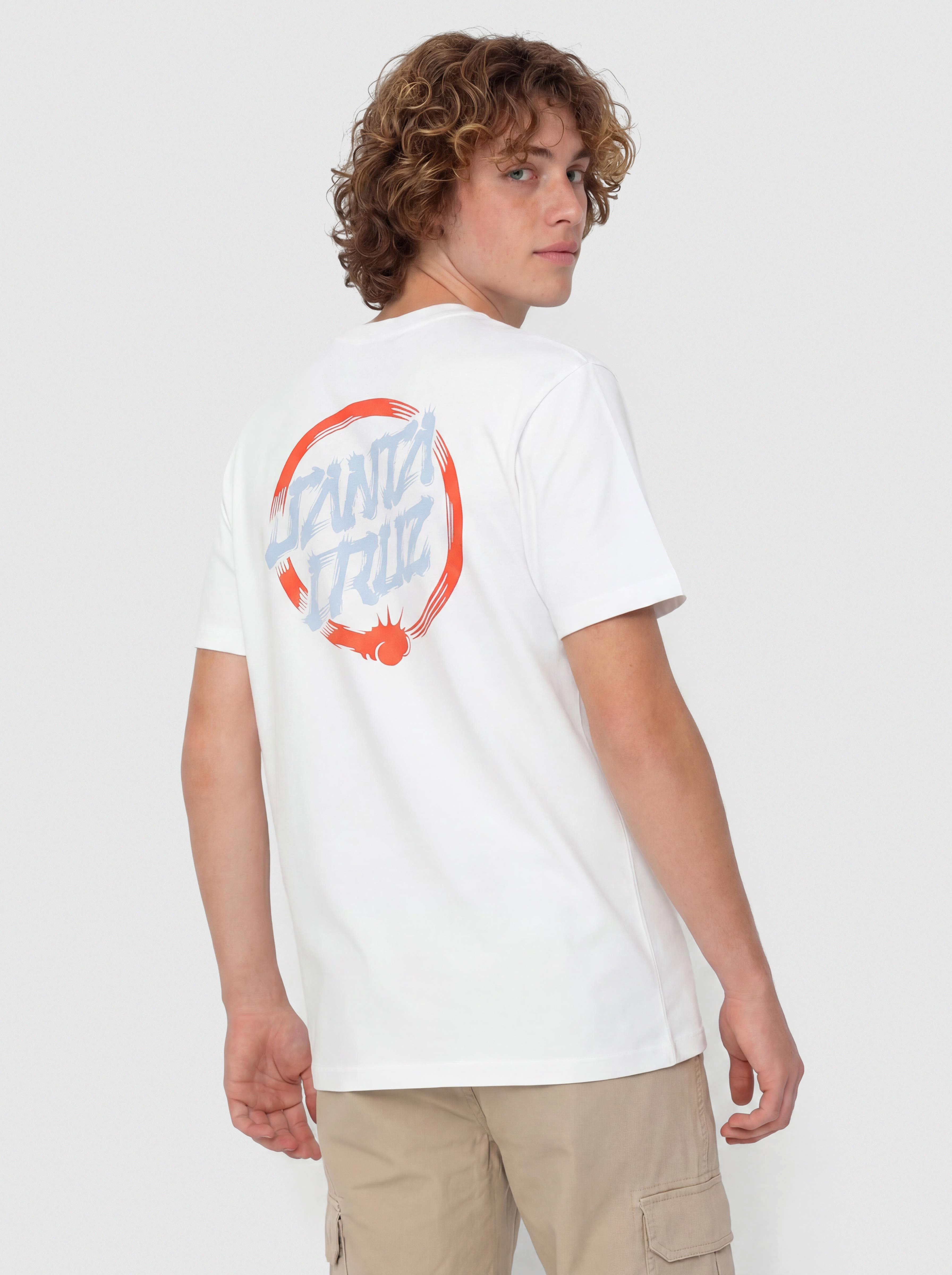 Футболка Santa Cruz Mako Dot (white)