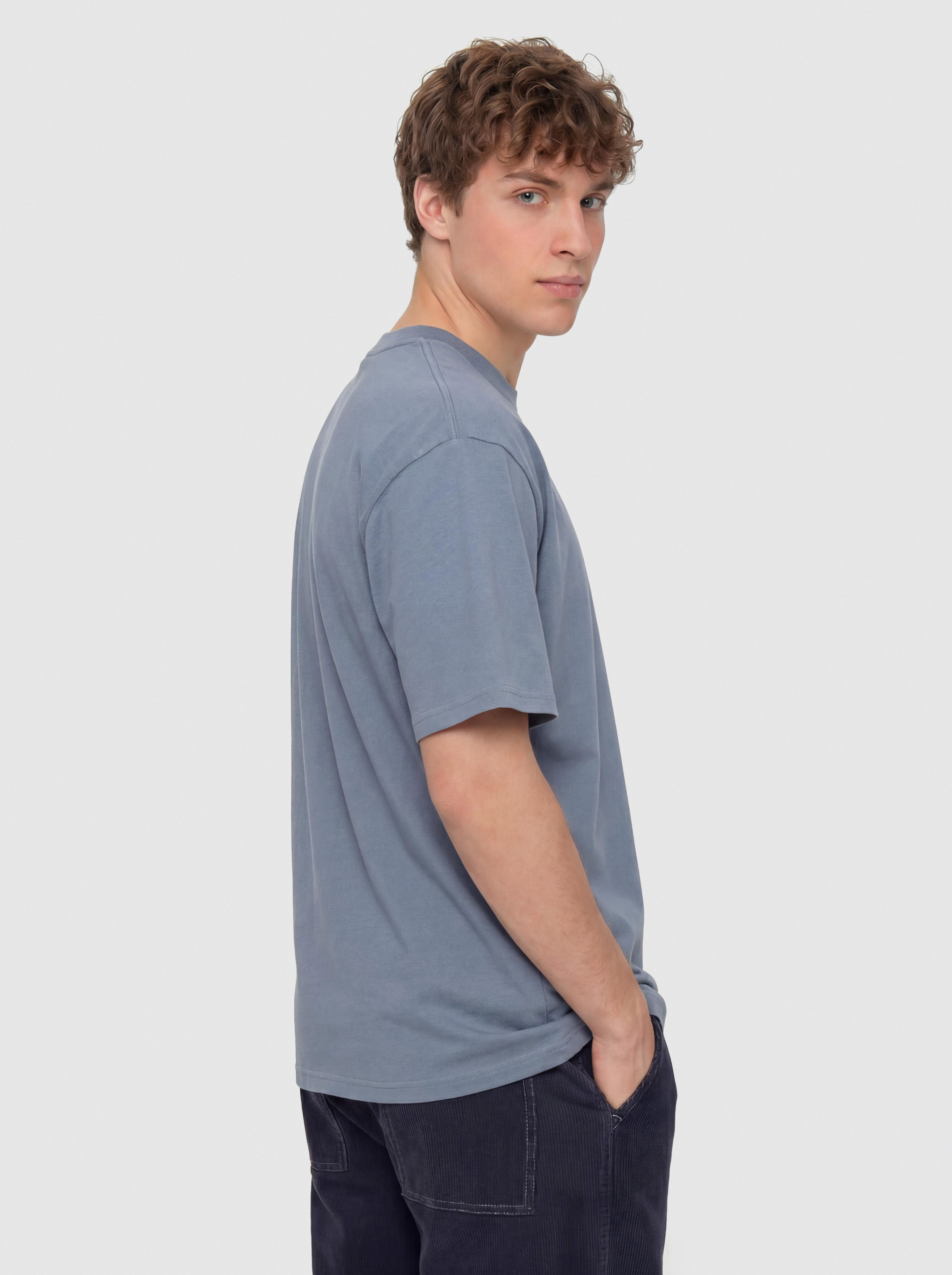 Футболка Carhartt WIP Madison (shady blue/white)