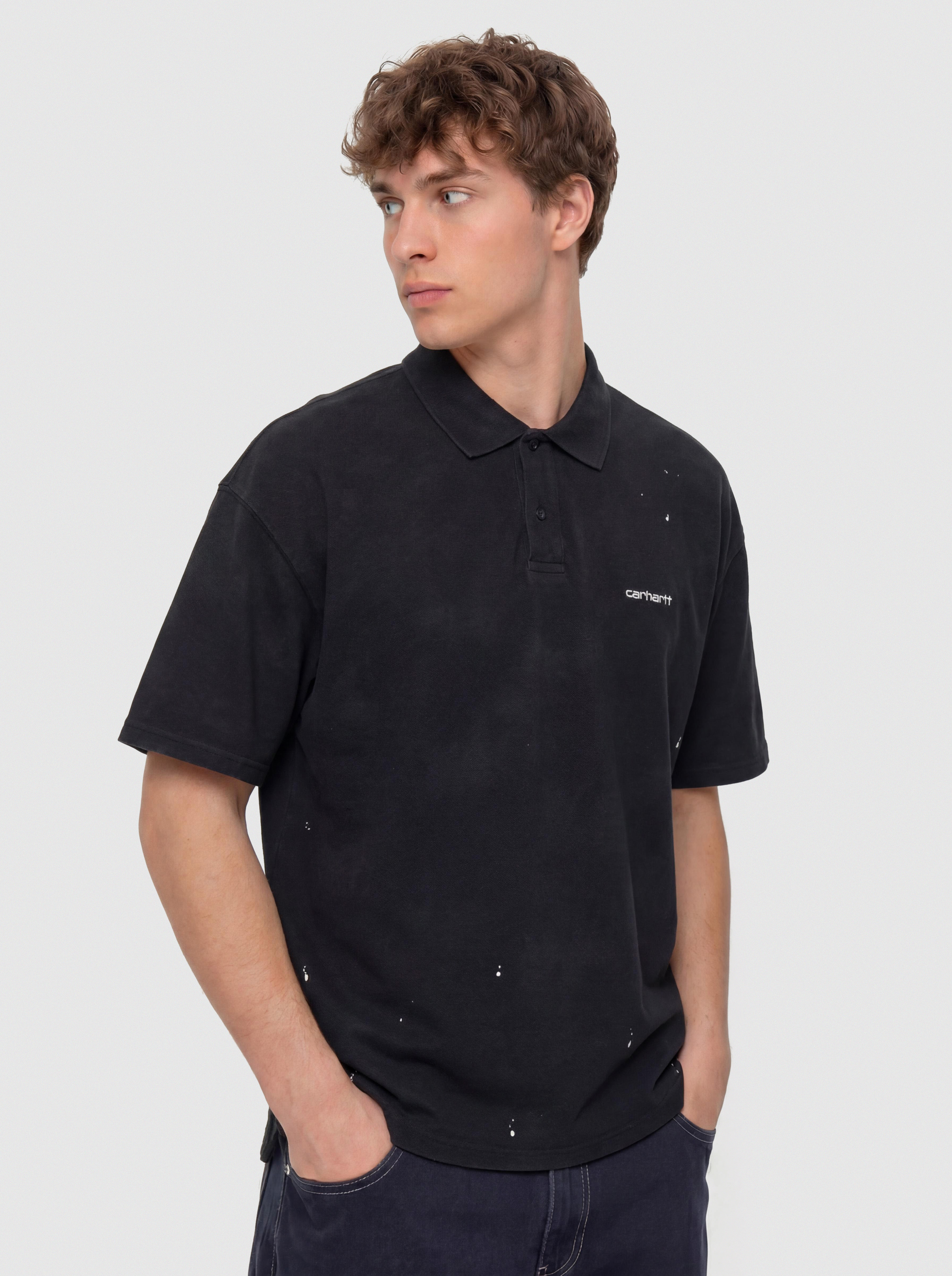 Футболка Carhartt WIP Painter Polo (black)
