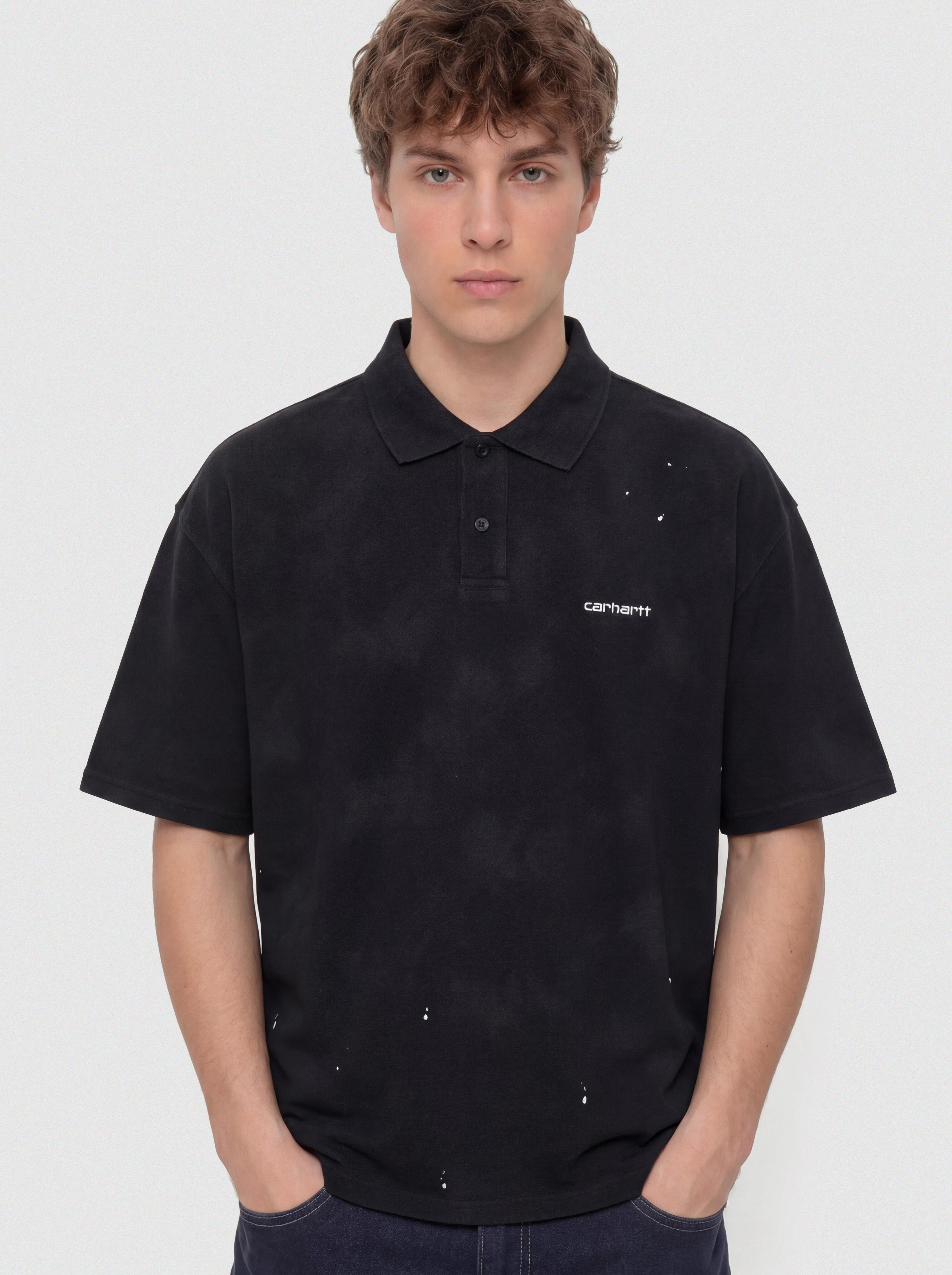 Футболка Carhartt WIP Painter Polo (black)