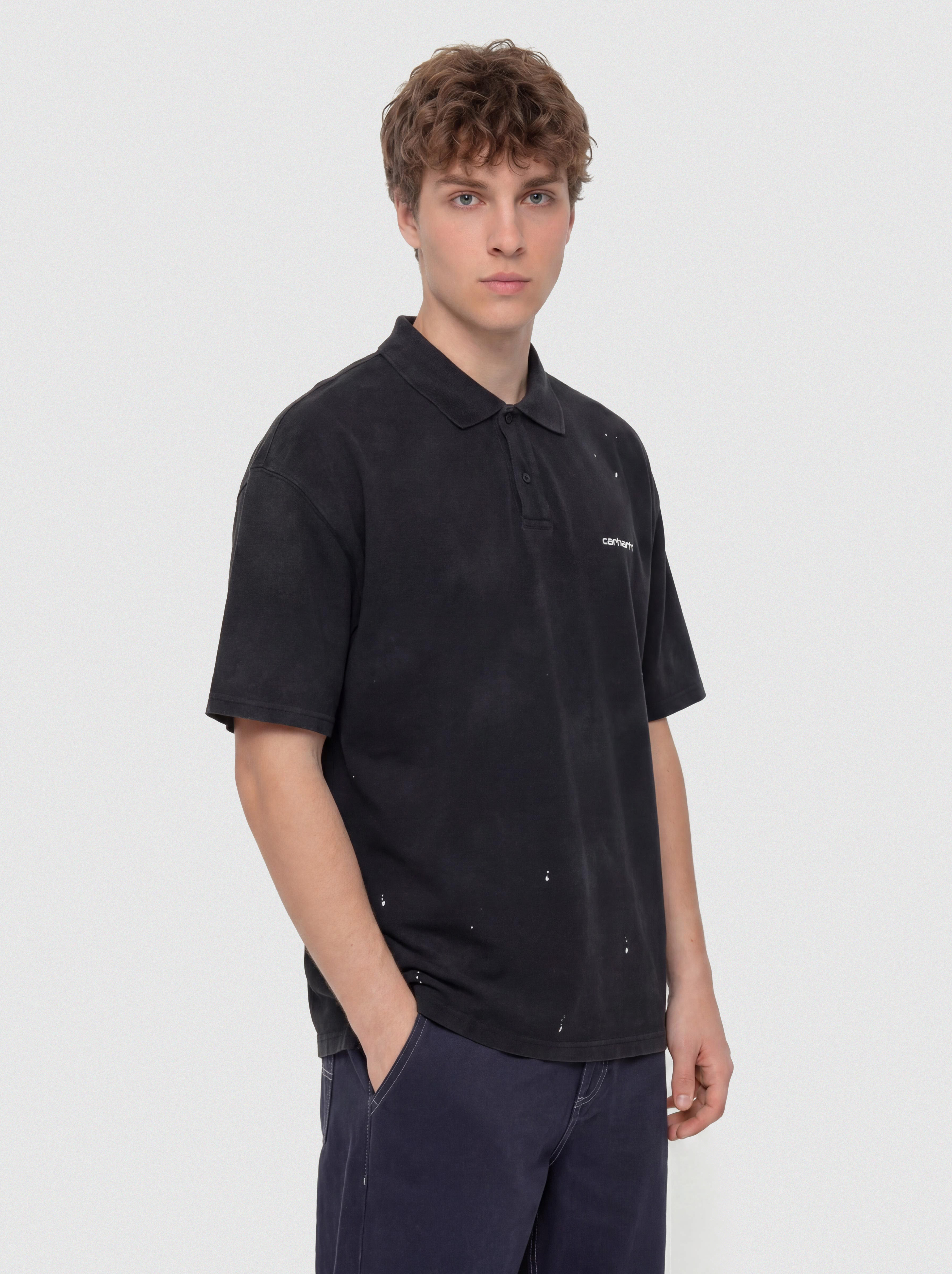 Футболка Carhartt WIP Painter Polo (black)