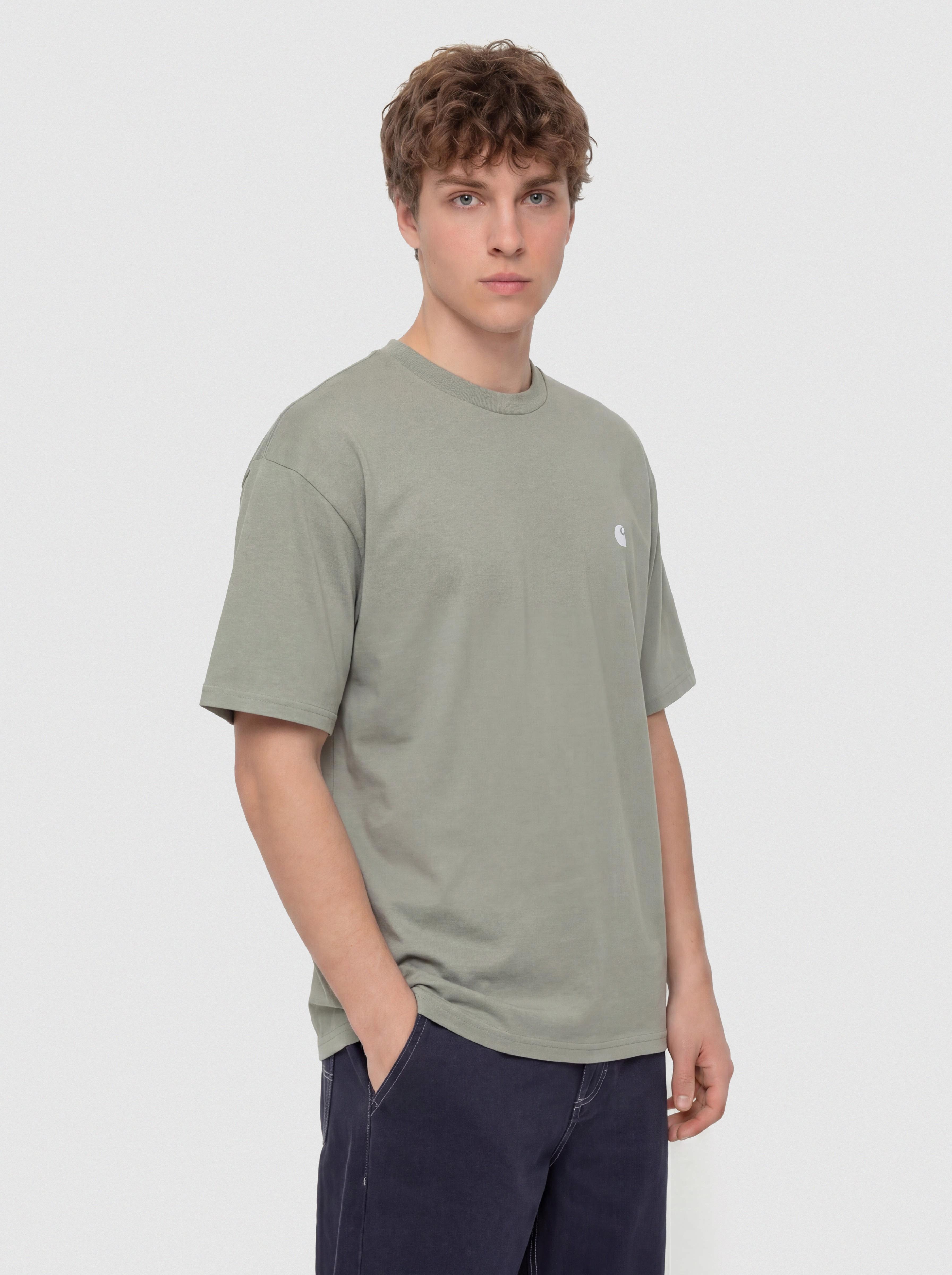Футболка Carhartt WIP Madison (shady green/white)