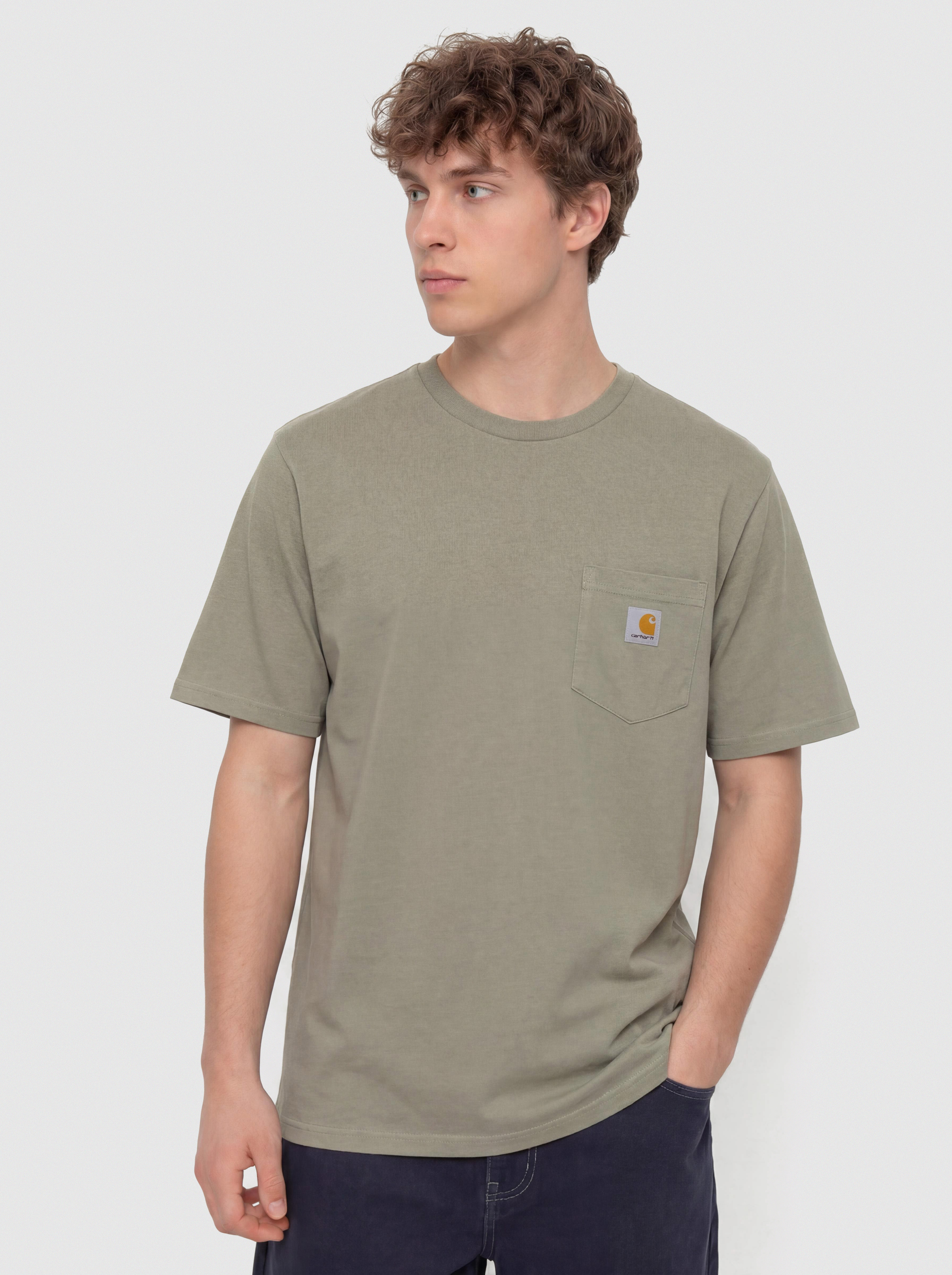 Футболка Carhartt WIP Pocket (shady green)