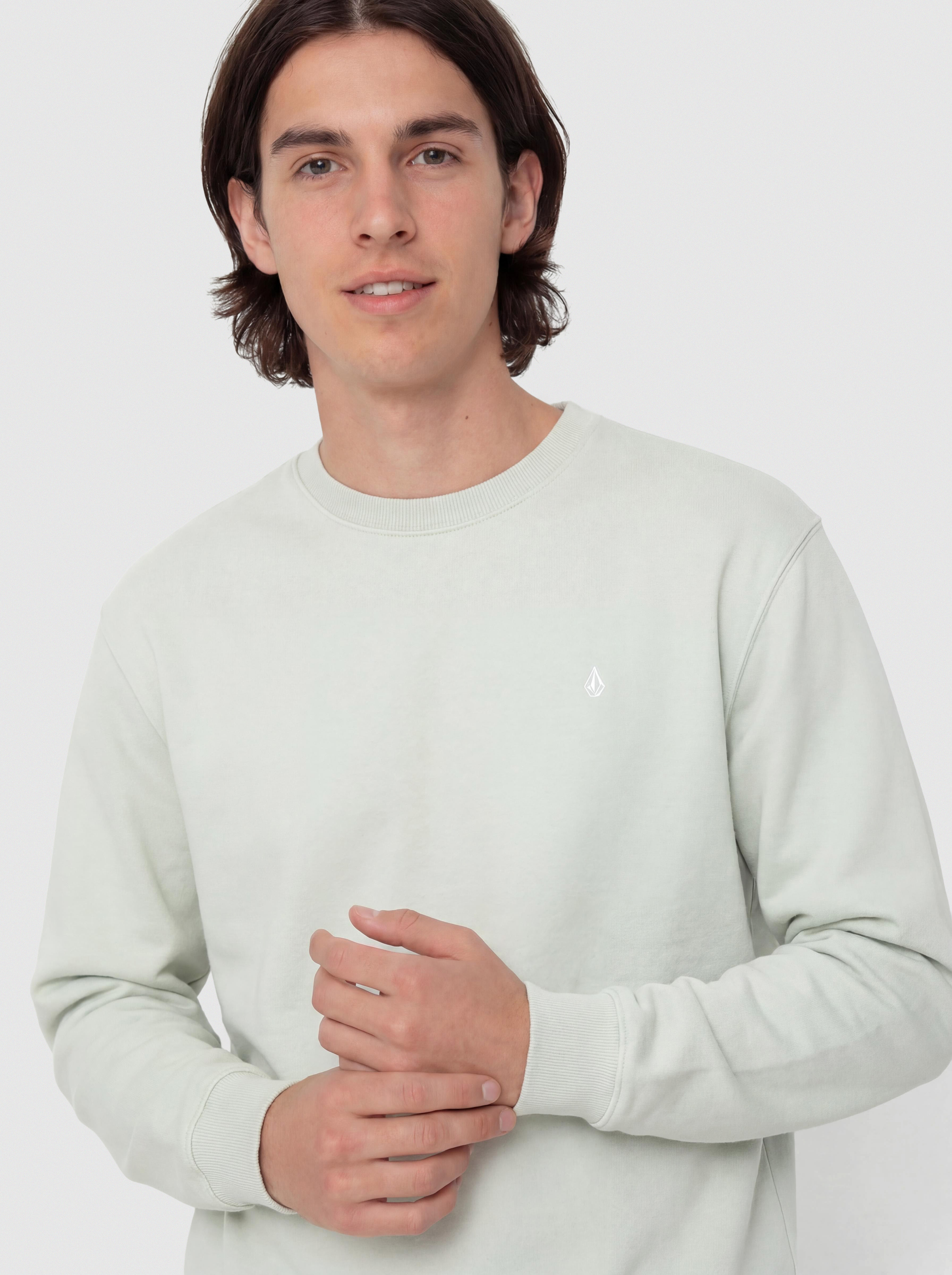 u0421u0432u0456u0442u0448u043eu0442 Volcom Single Stone Crew (pale aqua)