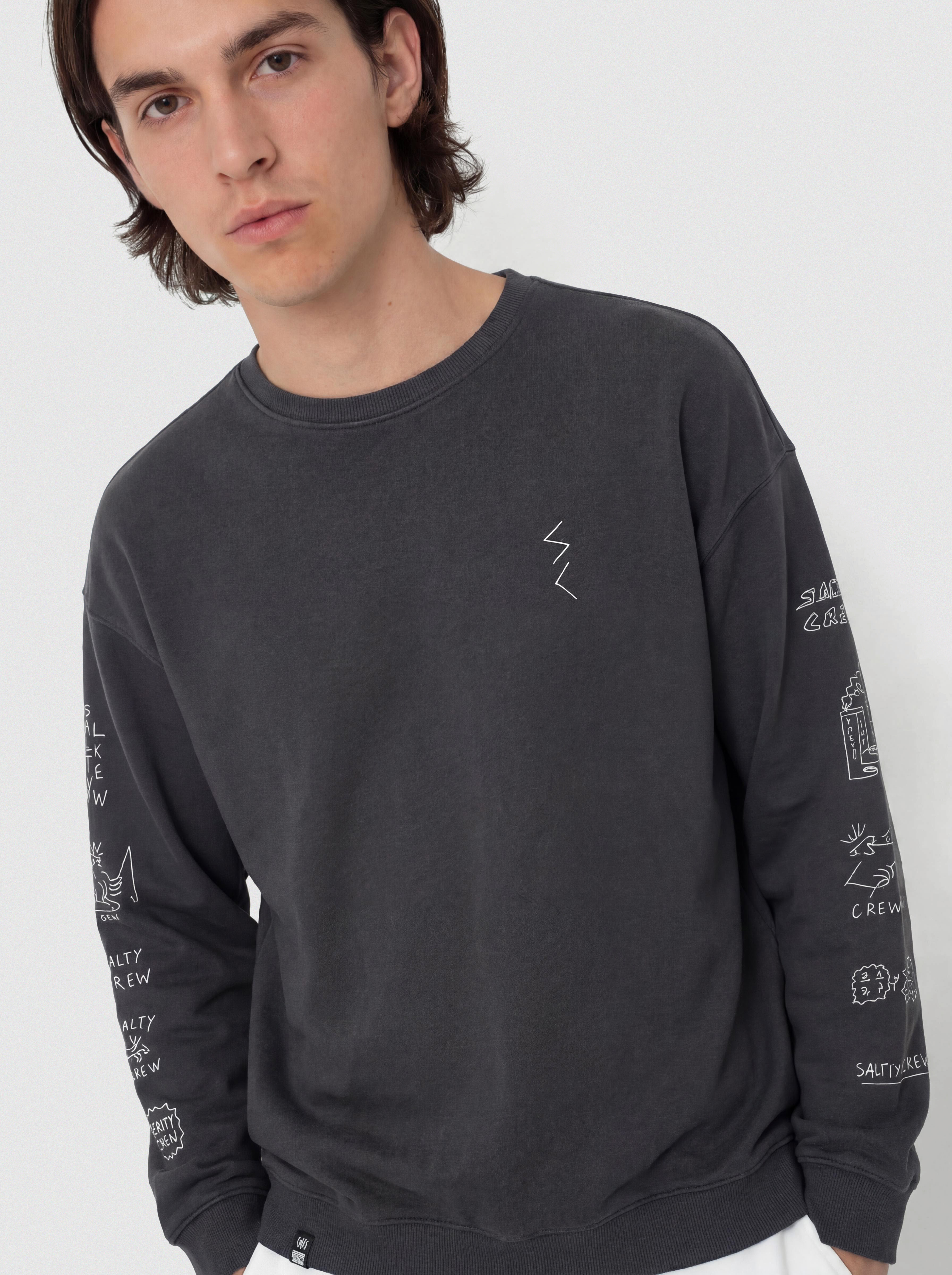 Світшот Salty Crew Reel Lb Crewneck (pirate black)