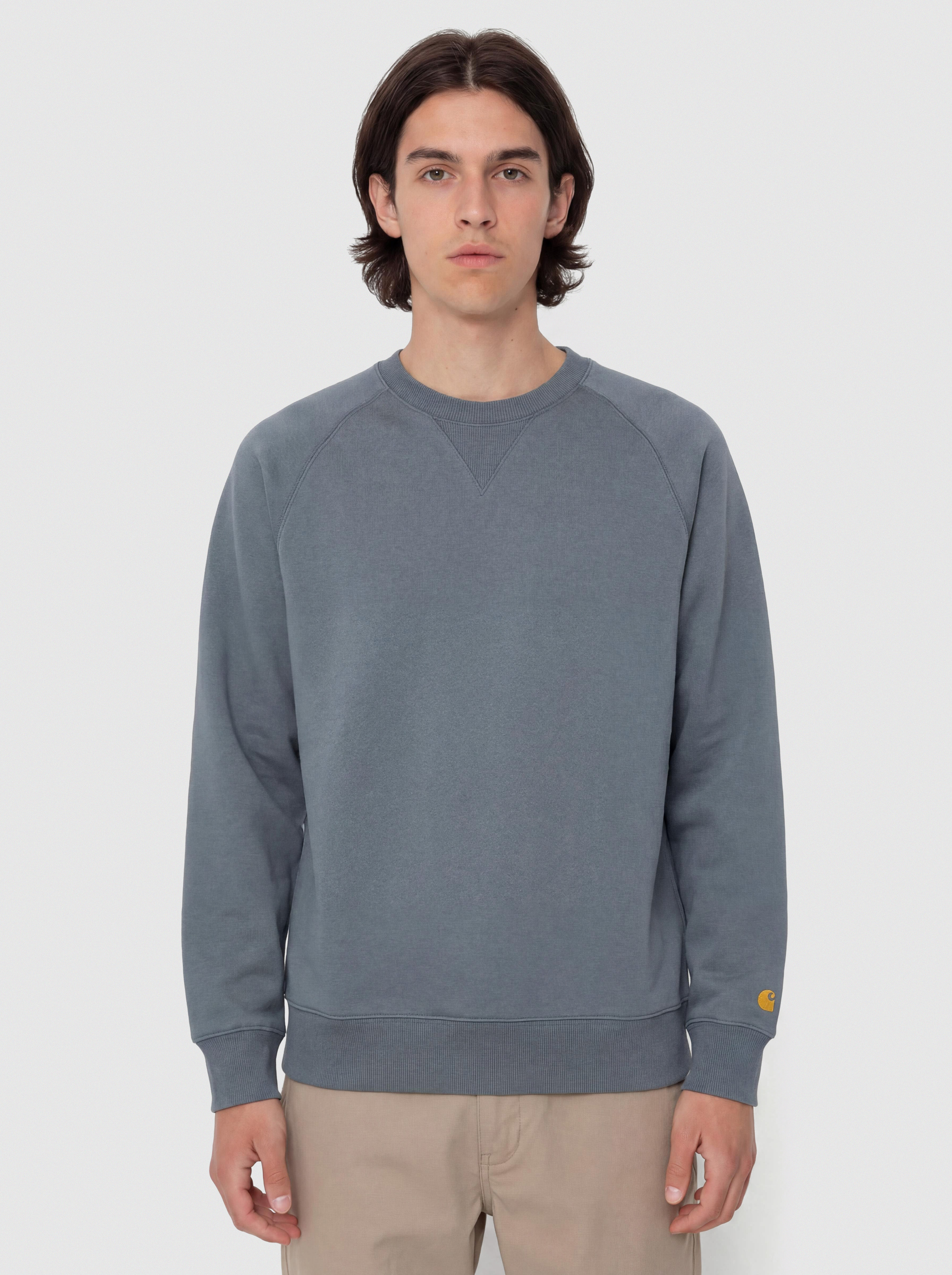 u0421u0432u0456u0442u0448u043eu0442 Carhartt WIP Chase (cozy blue/gold)