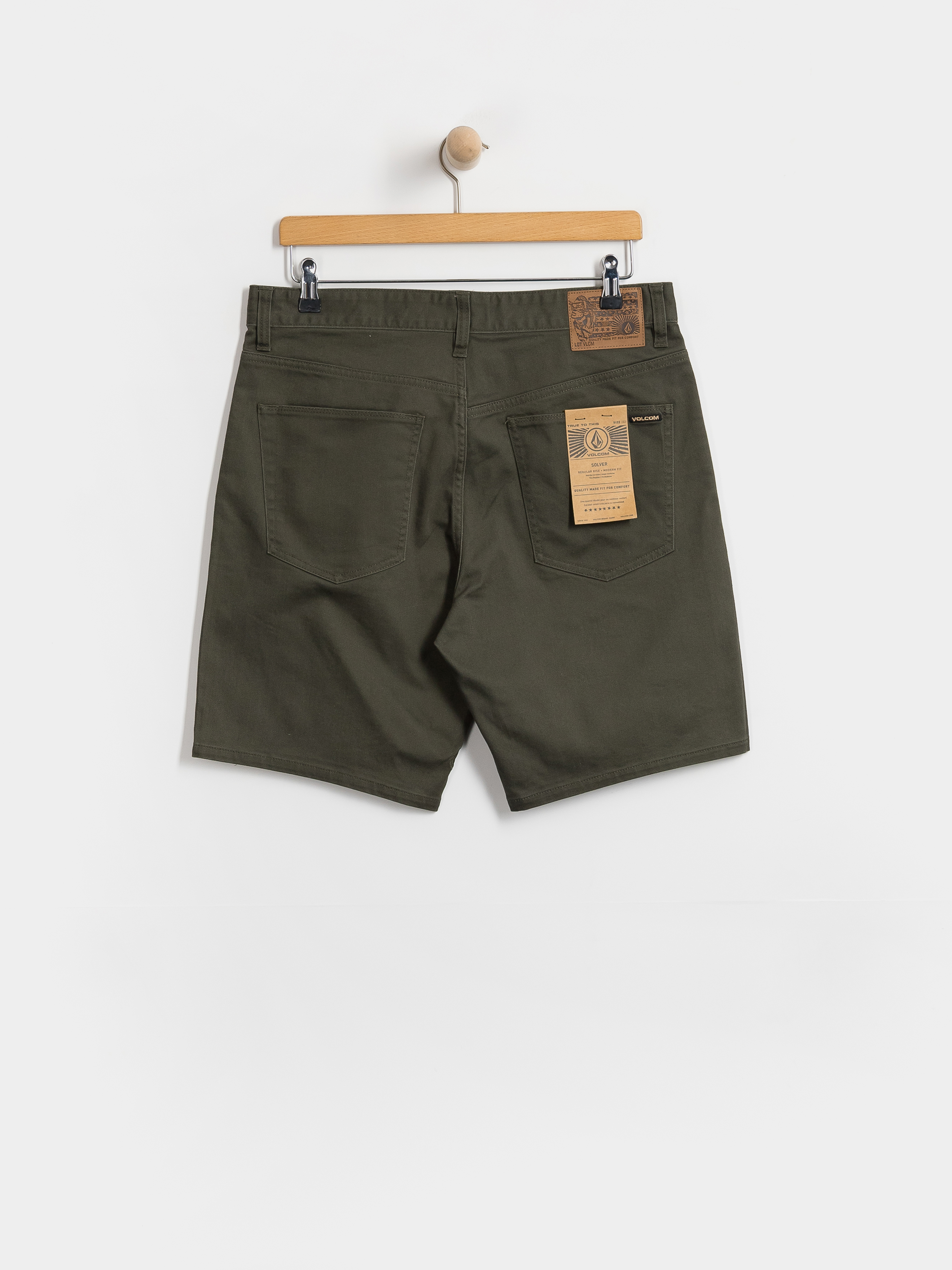 Шорти Volcom Solver 5 Pocket Twill 19 (squadron green)