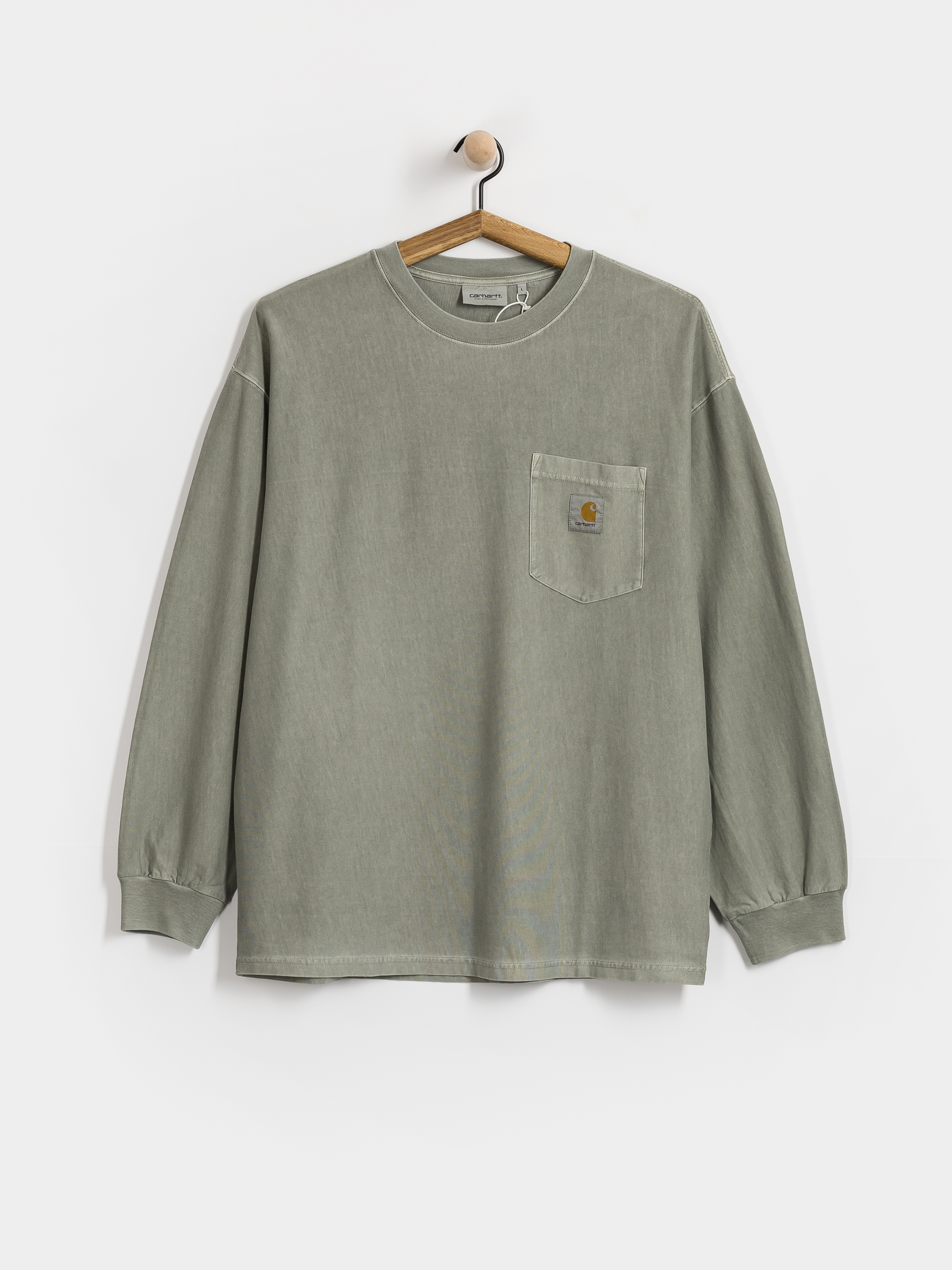 Лонгслів Carhartt WIP Loose Pocket (shady green)