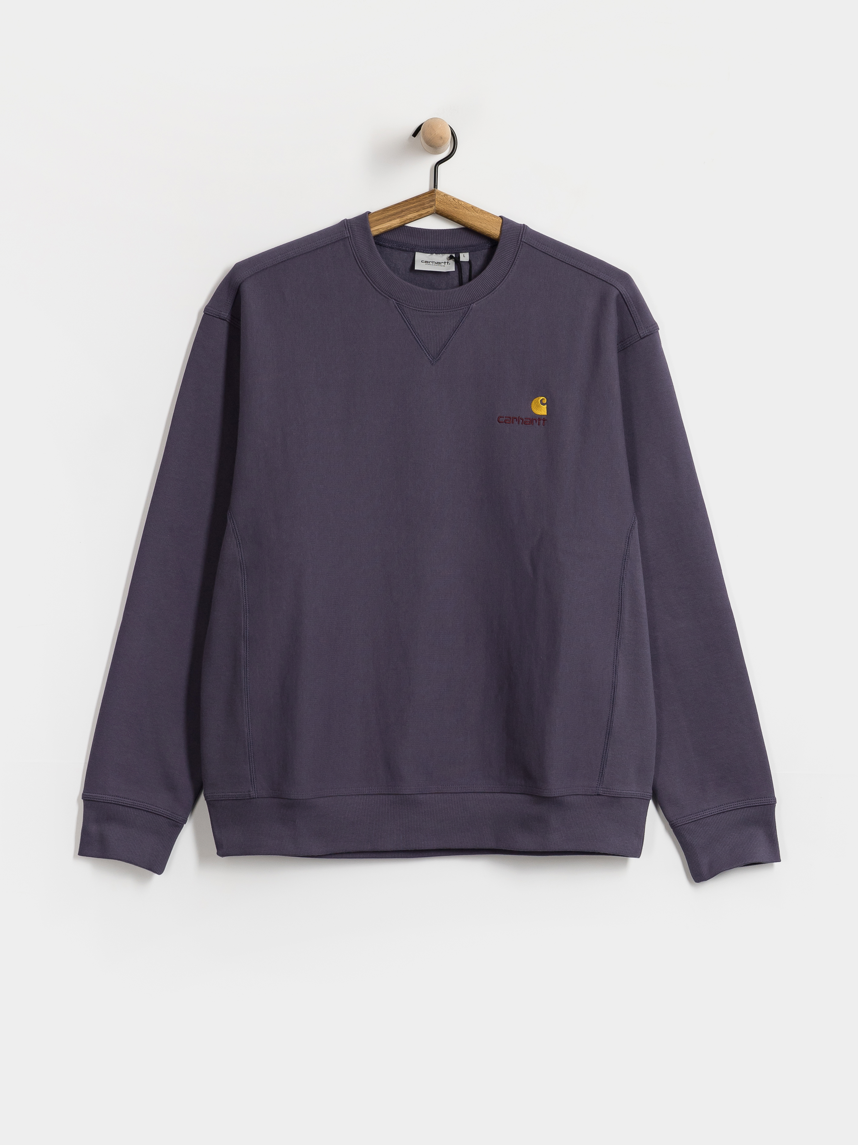 Світшот Carhartt WIP American Script (shady purple)
