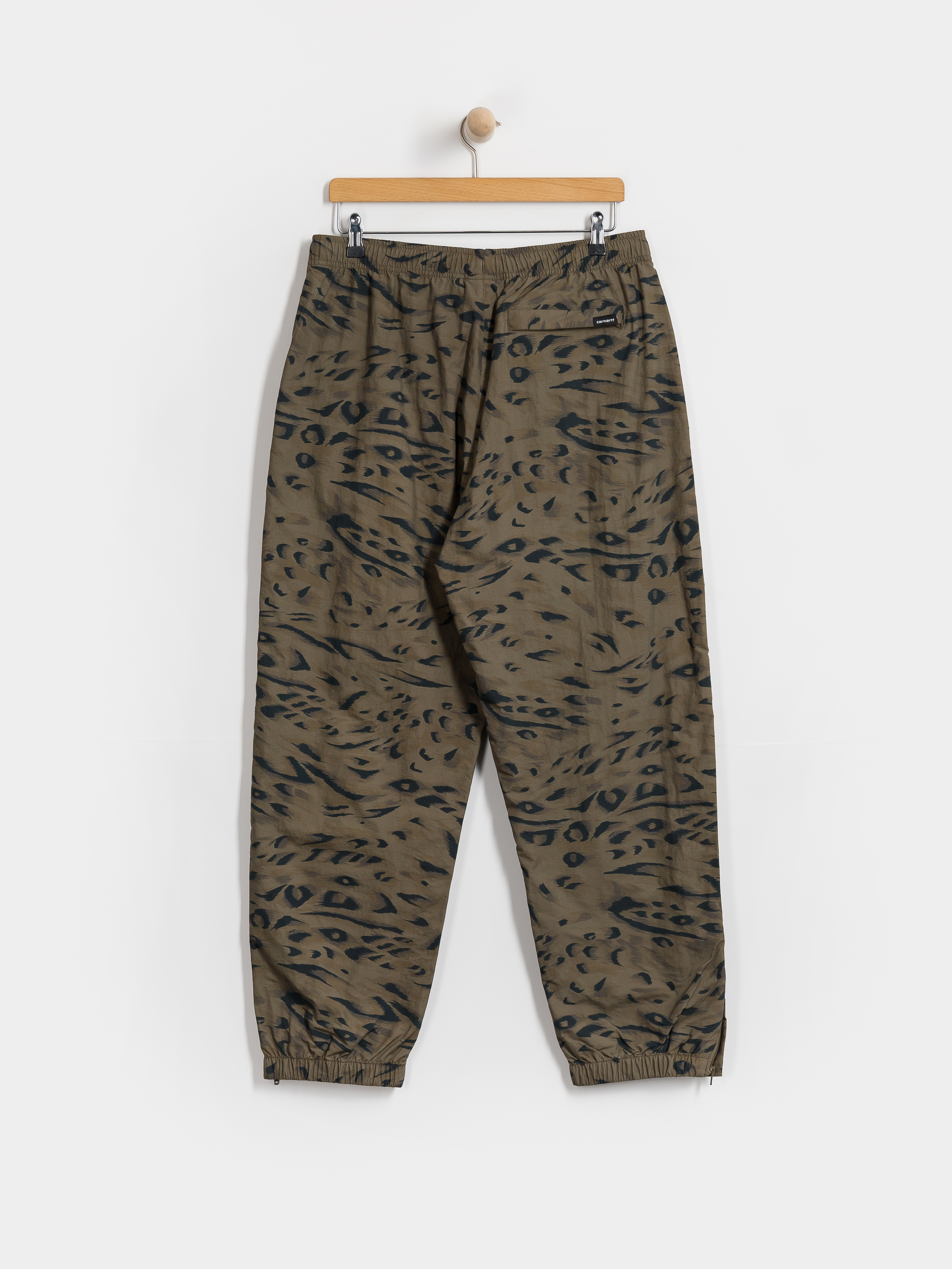 Штани Carhartt WIP Travon (duck feather print cypress/black)