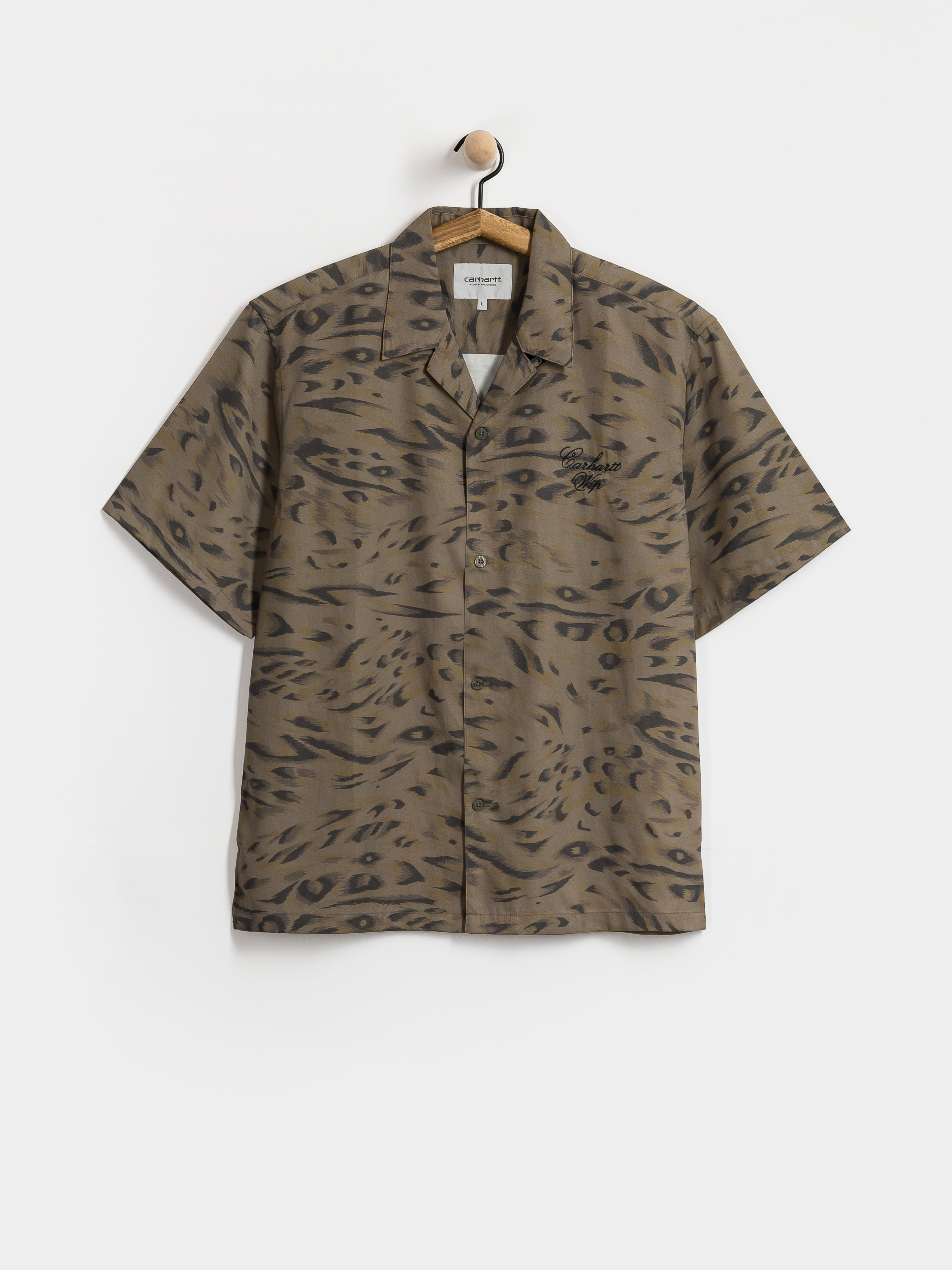 Сорочка Carhartt WIP Travon (duck feather print cypress/black)