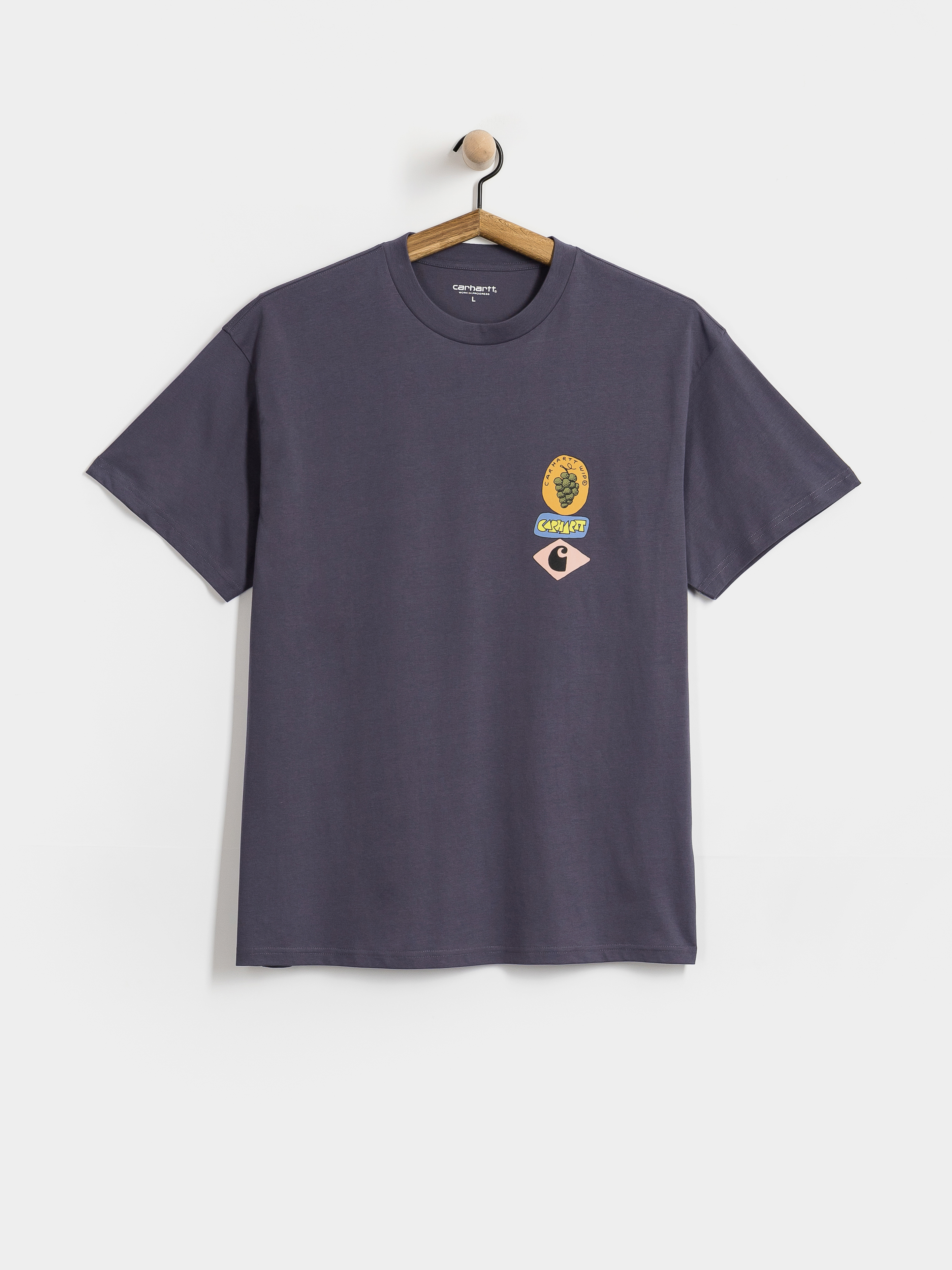 Футболка Carhartt WIP Stacked Grapes (shady purple)