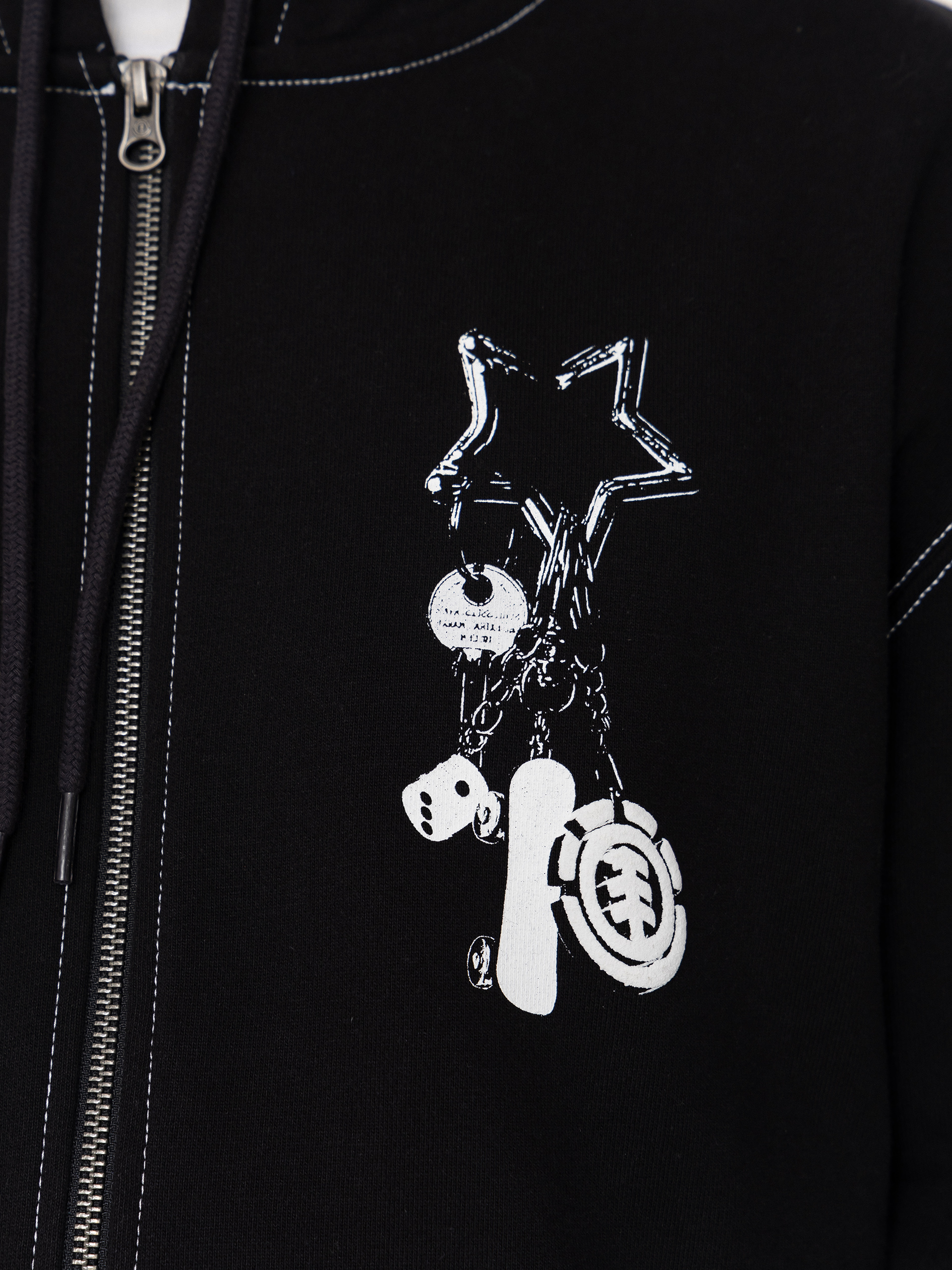 Худі Element Keychain ZHD (flint black)