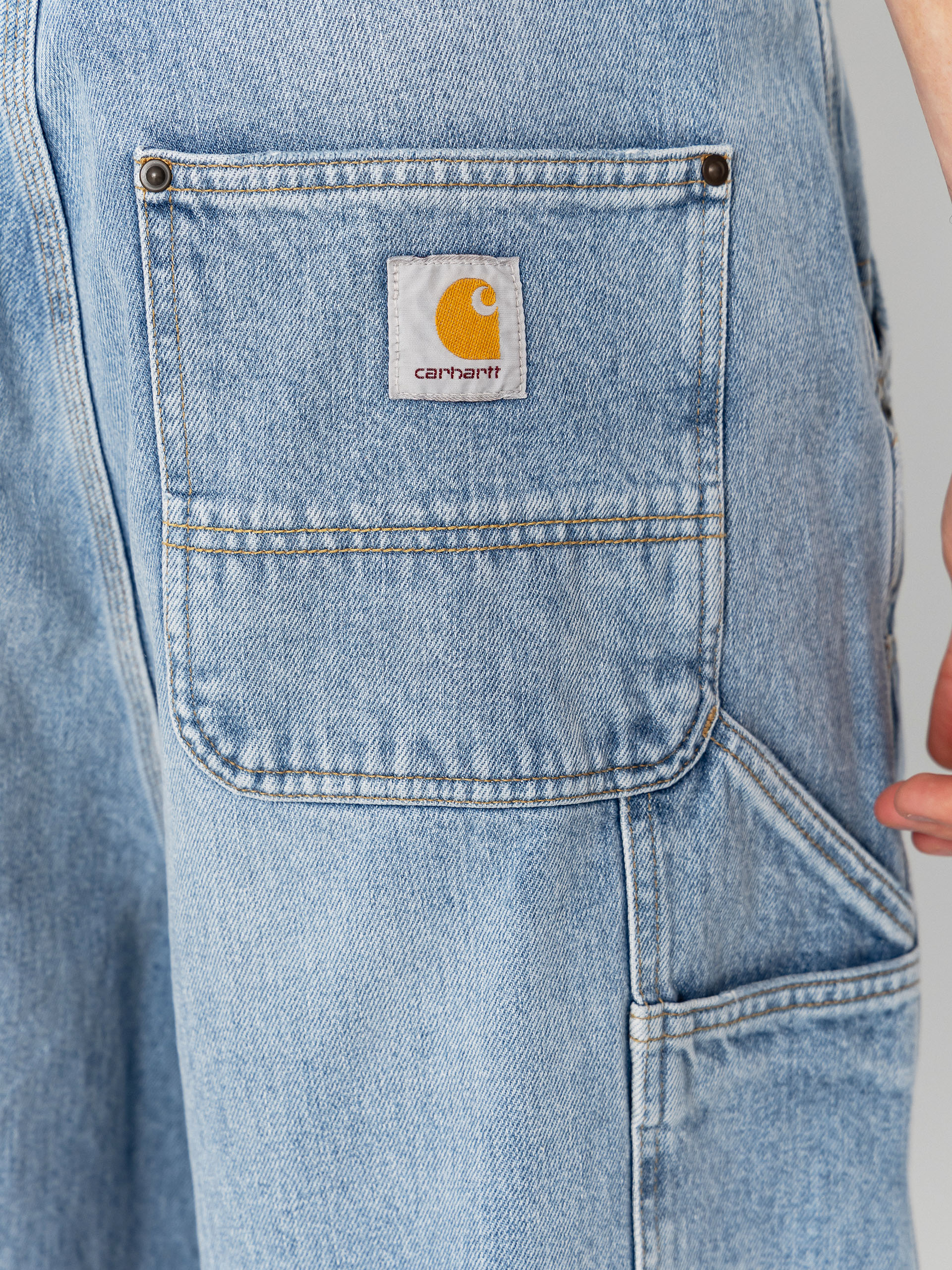 Шорти Carhartt WIP OG Double Knee (blue heavy worn bleached)