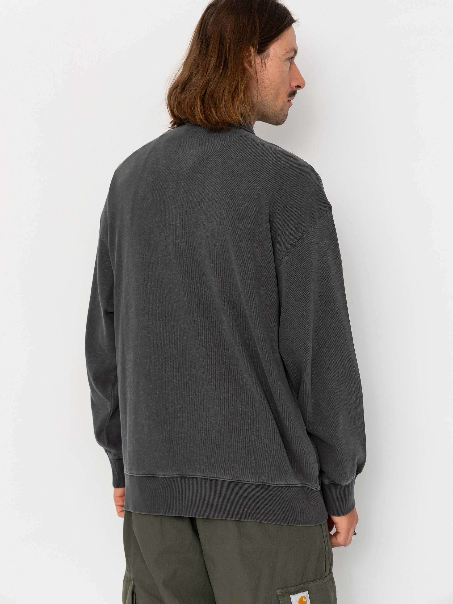 Світшот Carhartt WIP Harper Polo (black)