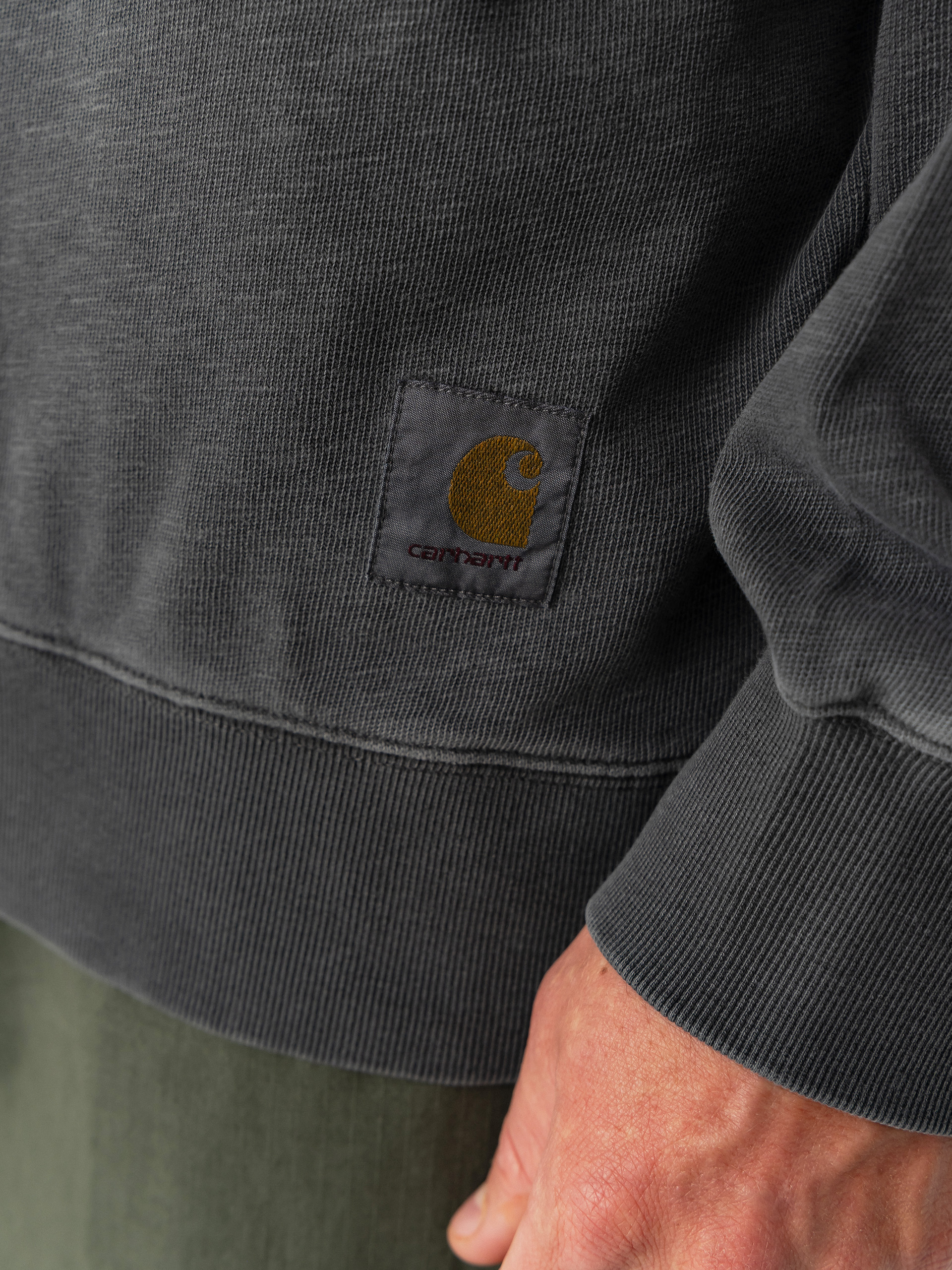 Світшот Carhartt WIP Harper Polo (black)