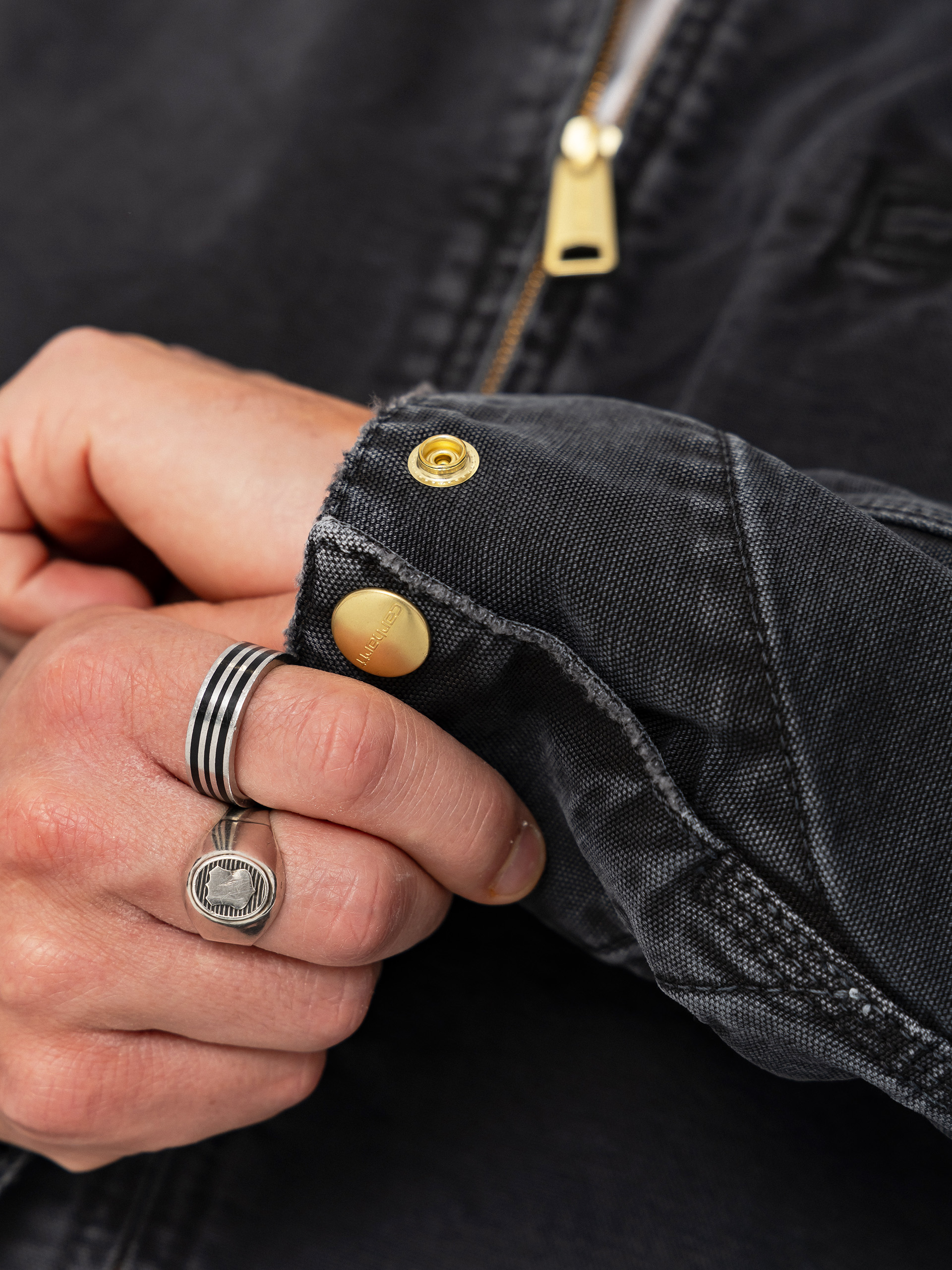 Куртка Carhartt WIP OG Detroit (black/black)