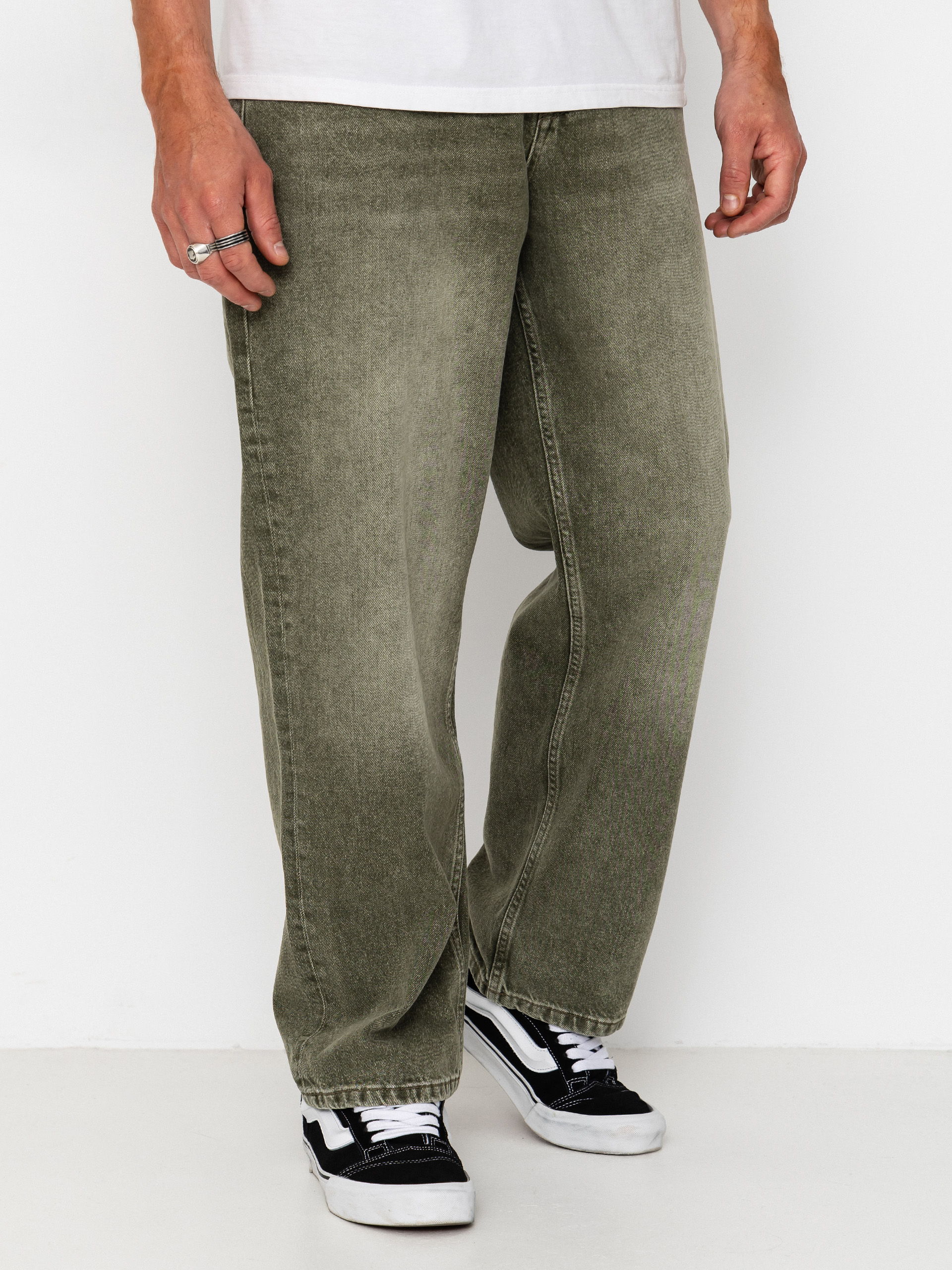 Штани Homeboy X Tra Baggy Dye Denim (washed green)