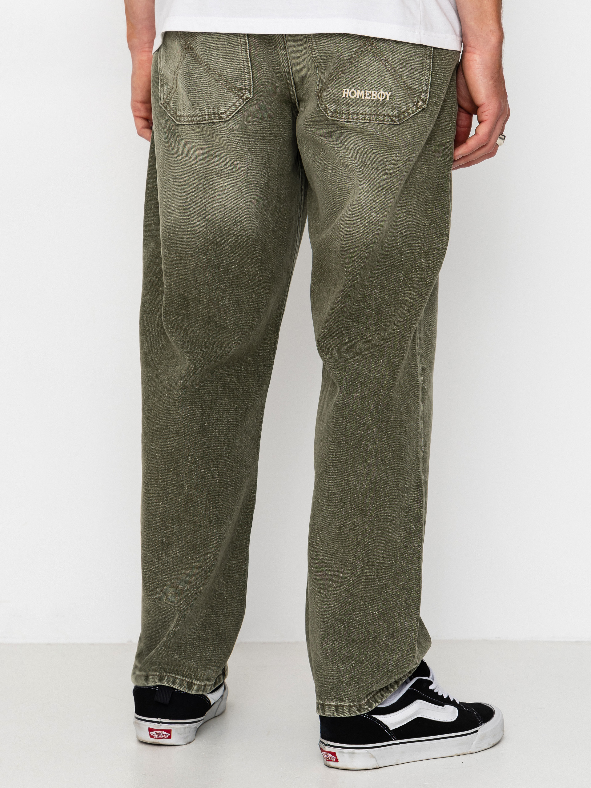 Штани Homeboy X Tra Baggy Dye Denim (washed green)
