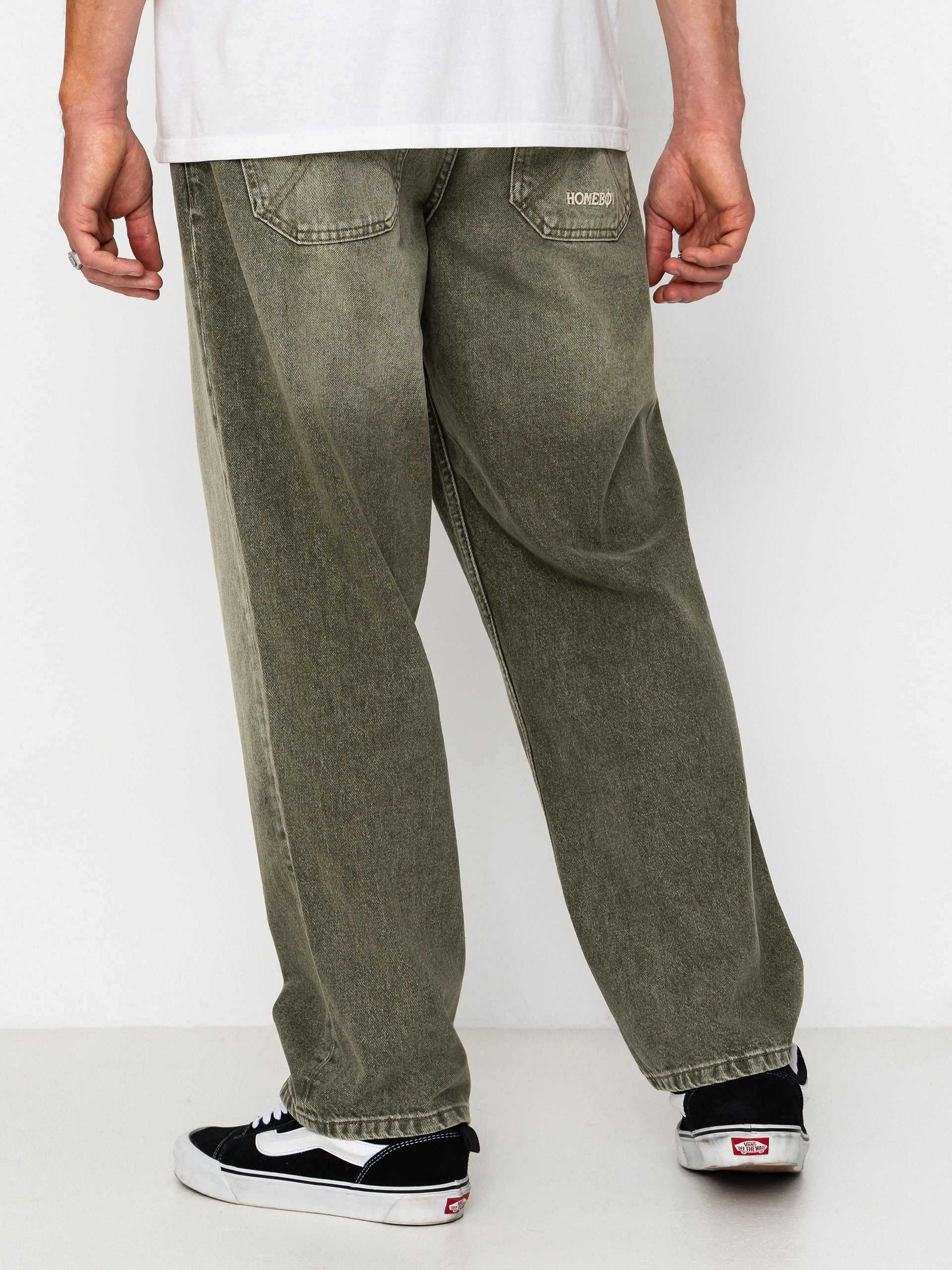 Штани Homeboy X Tra Baggy Dye Denim (washed green)