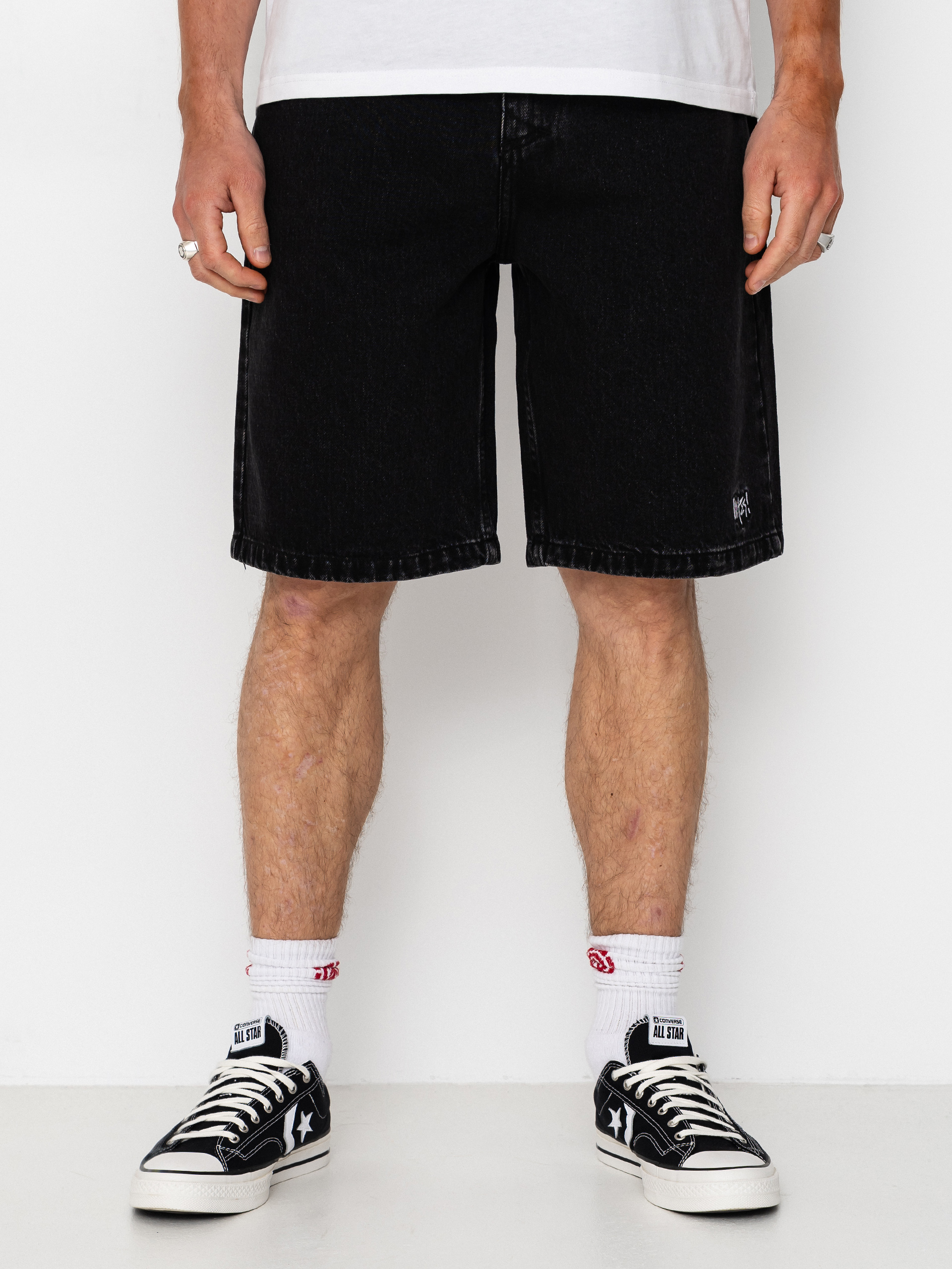 Шорти MassDnm Jeans Higher (black washed)