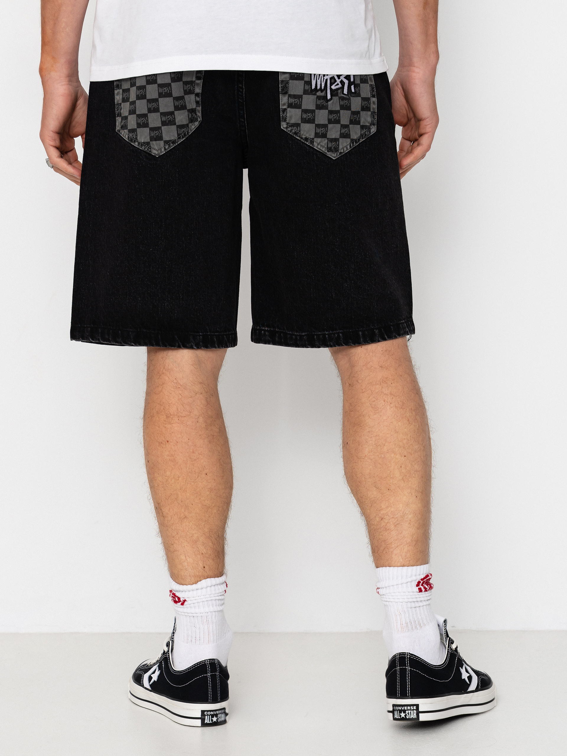Шорти MassDnm Jeans Higher (black washed)