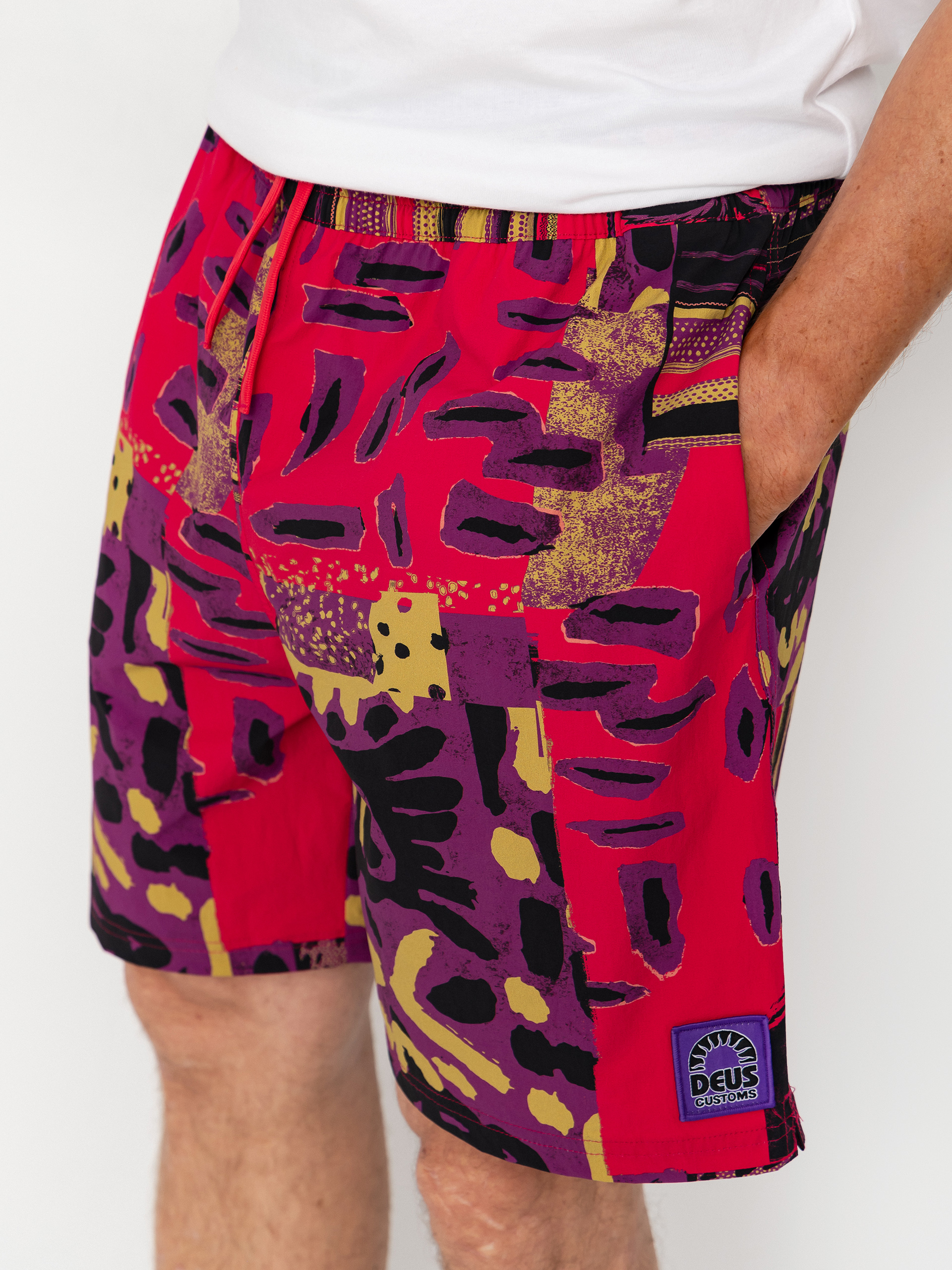 Шорти Deus Ex Machina Freamon Swim (melon red)