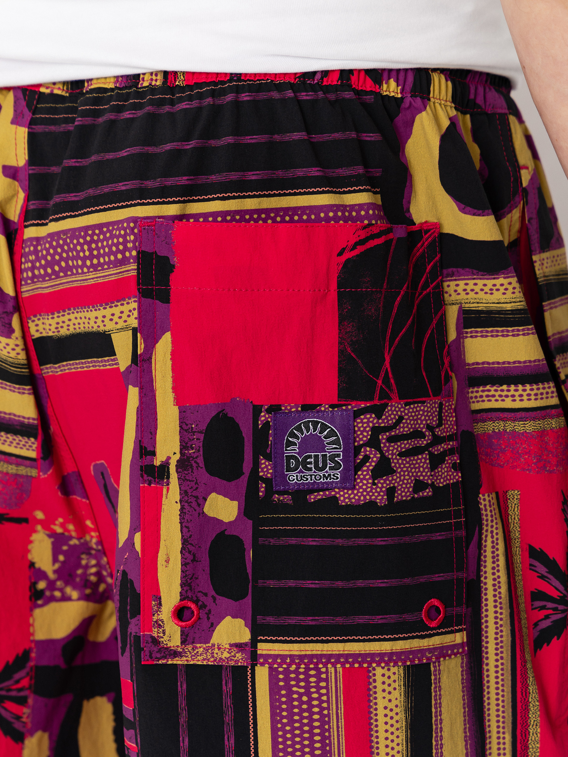 Шорти Deus Ex Machina Freamon Swim (melon red)