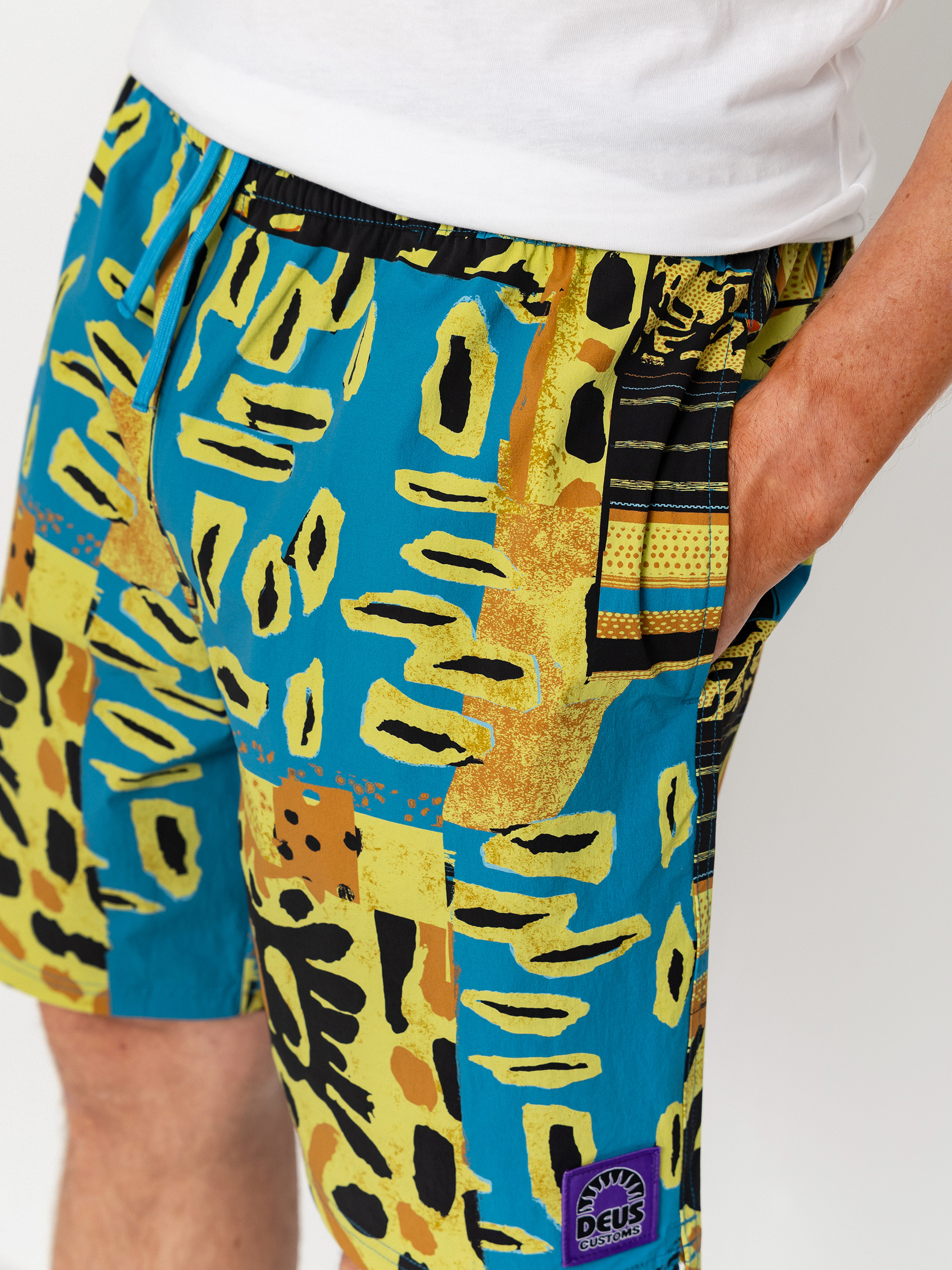 Шорти Deus Ex Machina Freamon Swim (yellow)