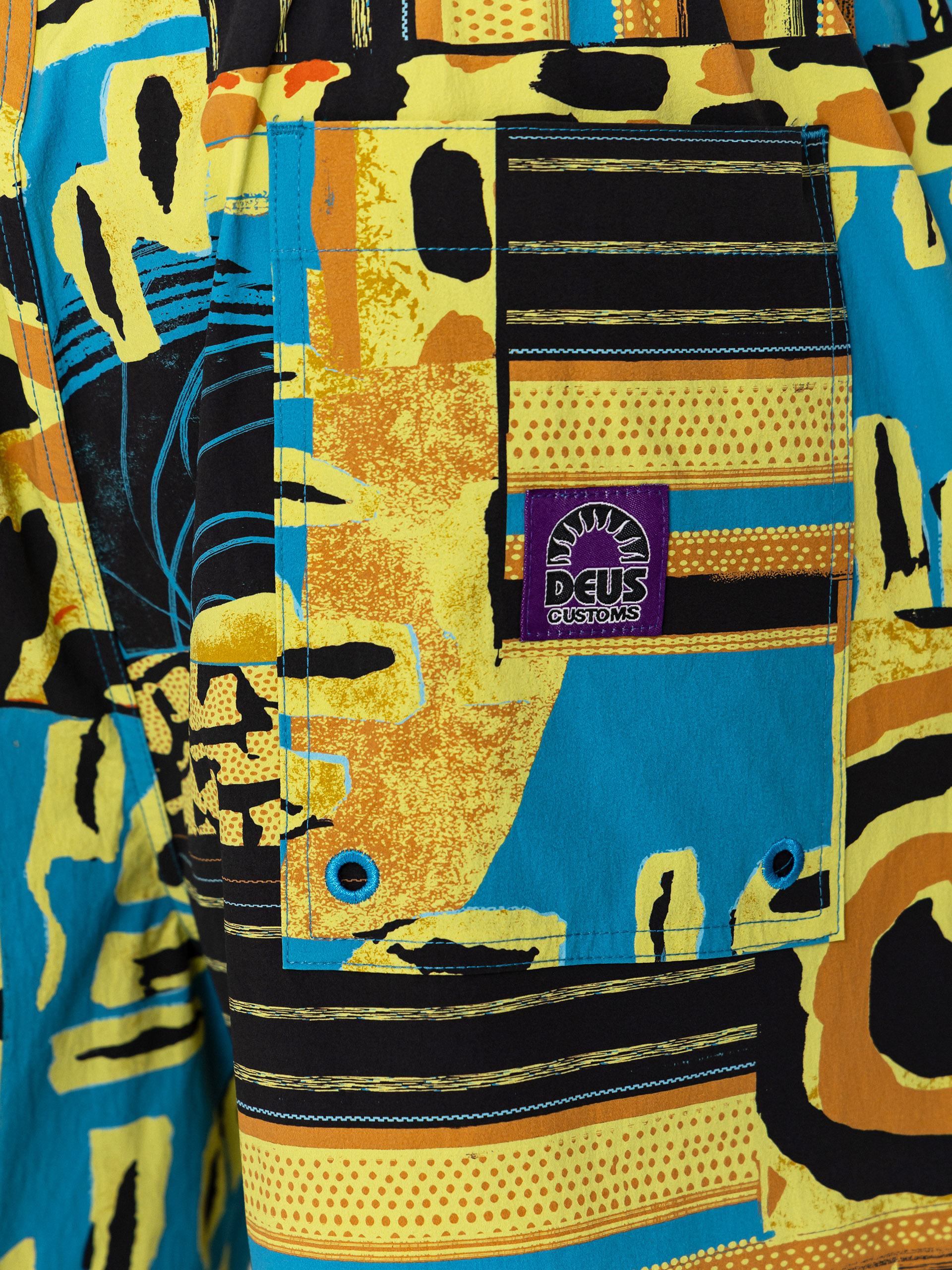 Шорти Deus Ex Machina Freamon Swim (yellow)