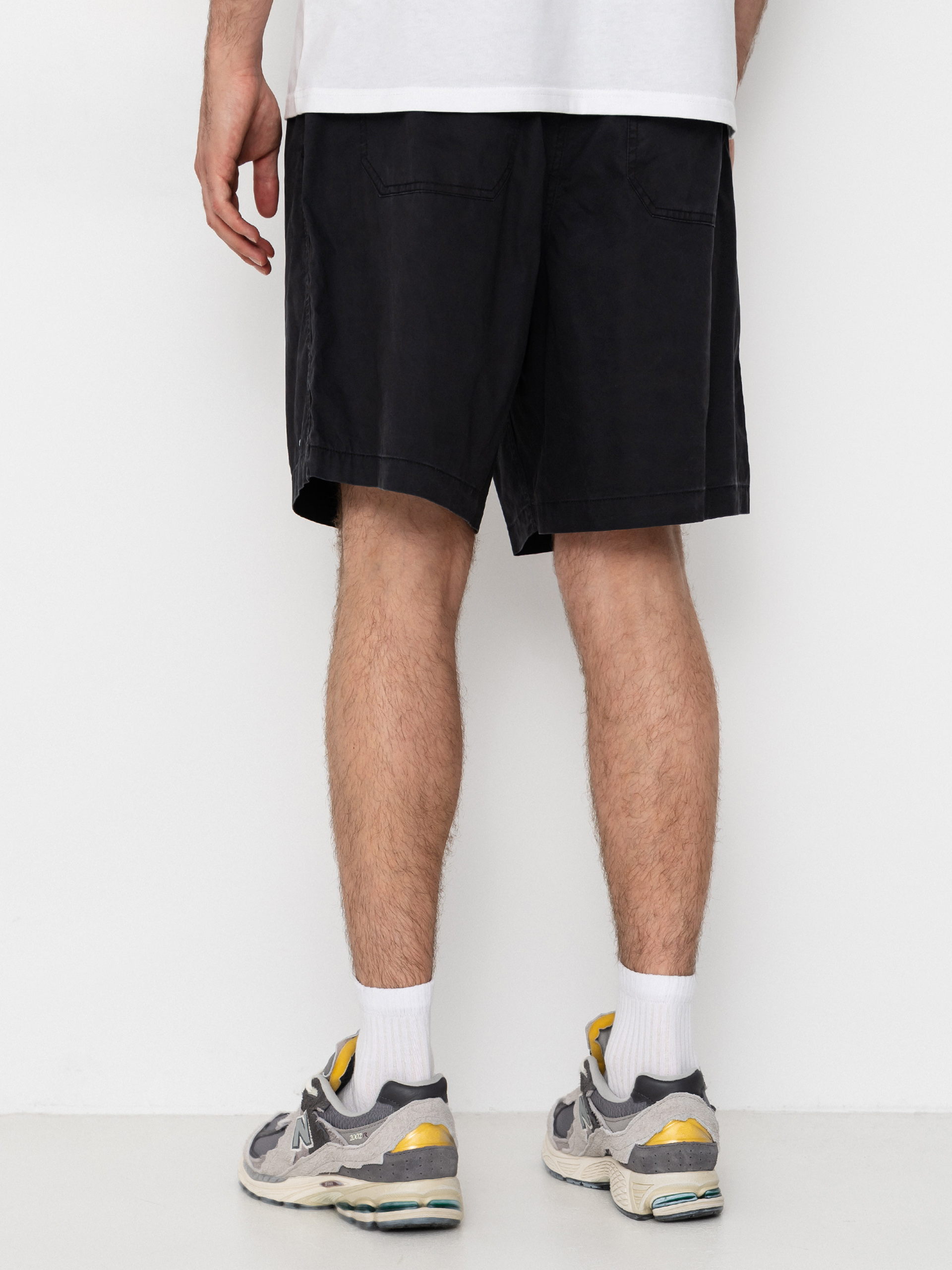 Шорти OBEY Easy Trail (black faded wash)