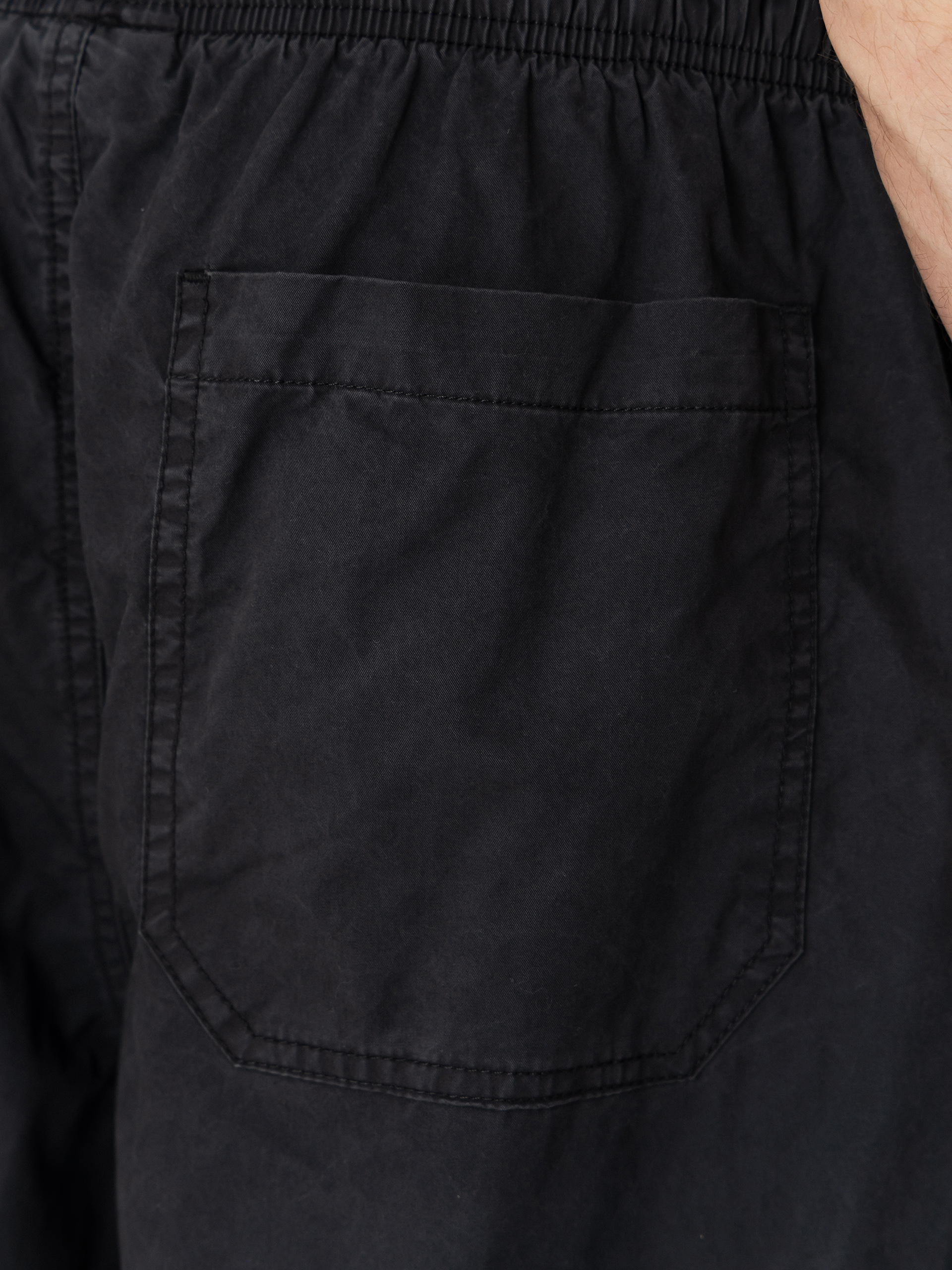 Шорти OBEY Easy Trail (black faded wash)